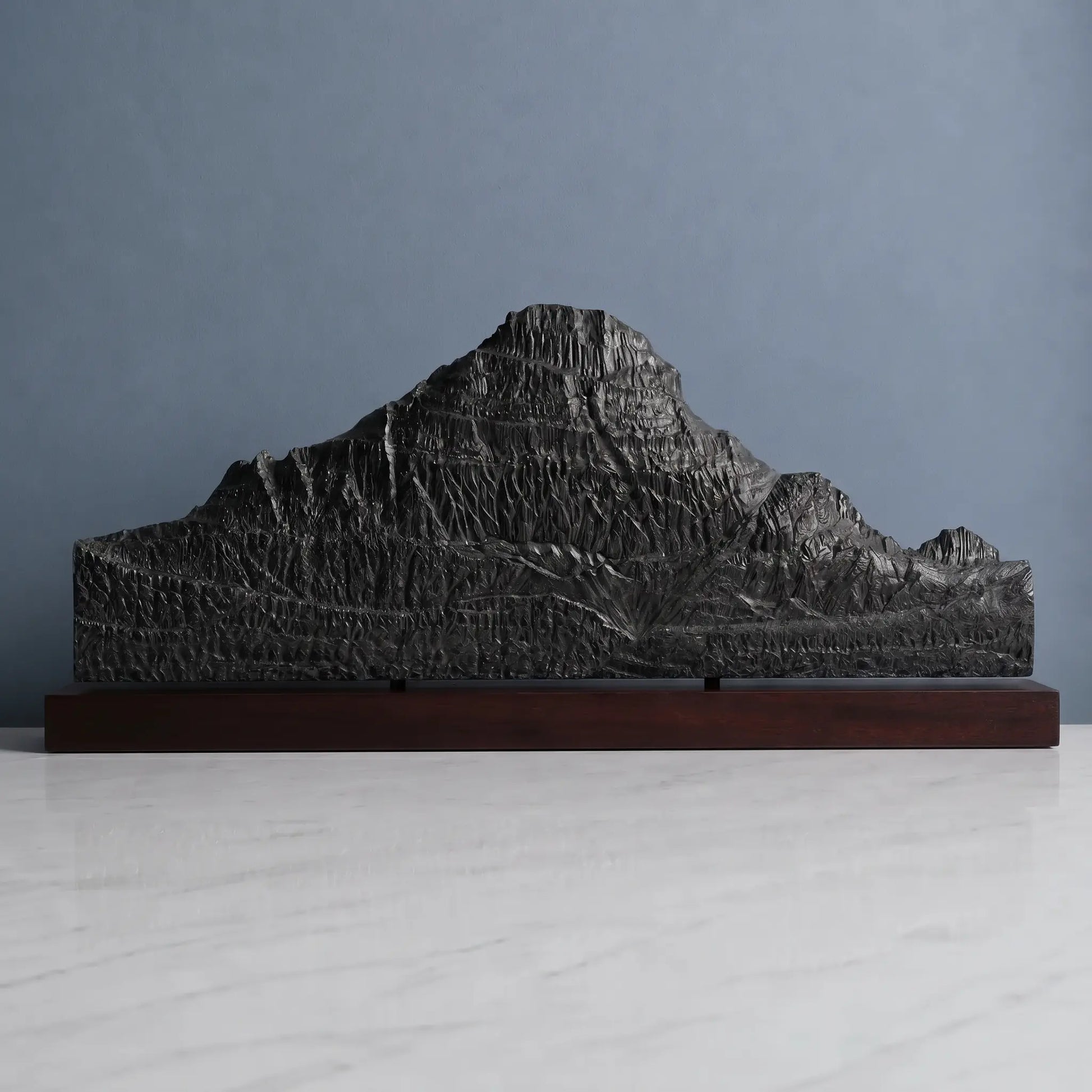Mount Reynolds Sculpture (View from Logan Pass, Montana) Sculpted Peaks