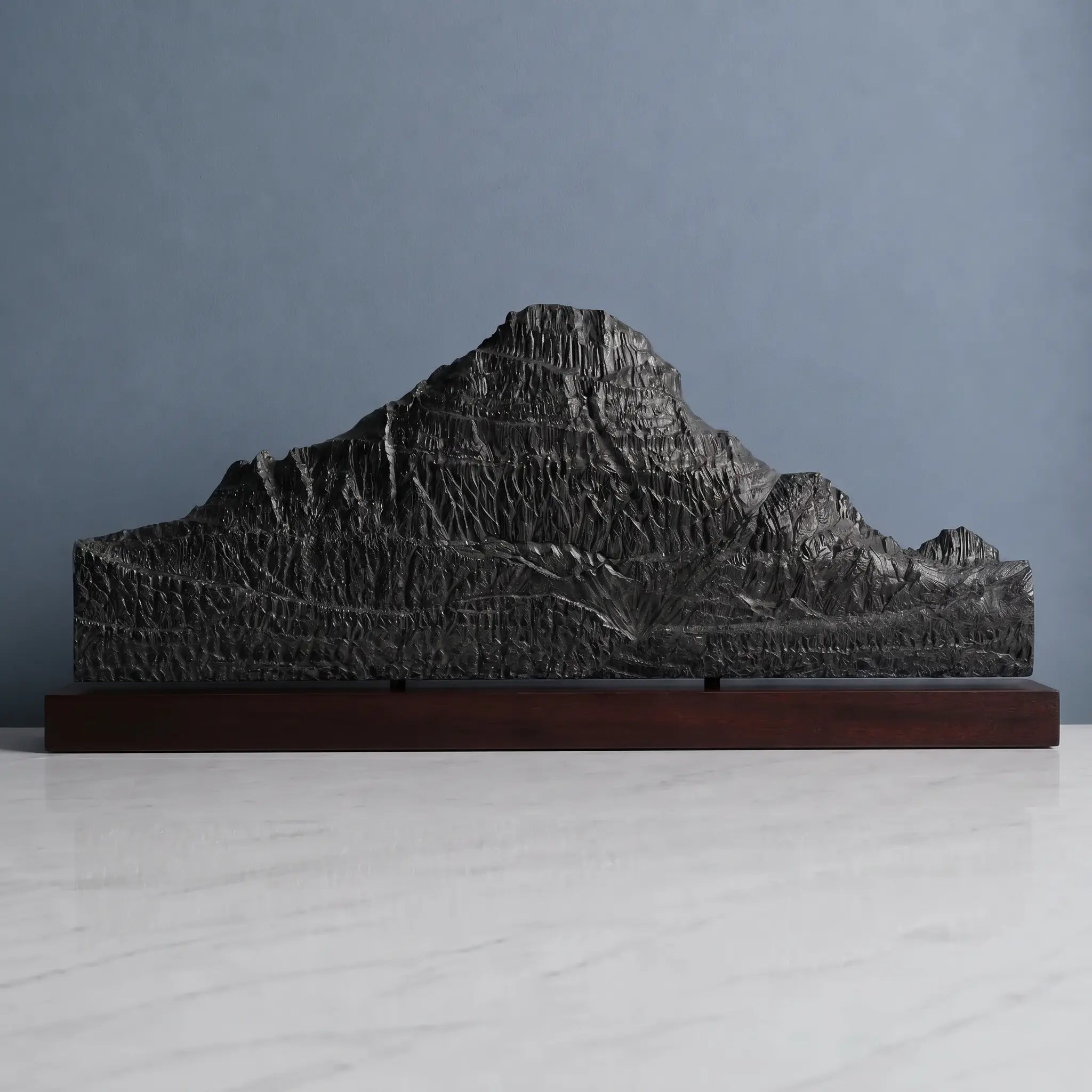 Mount Reynolds Sculpture (View from Logan Pass, Montana) Sculpted Peaks