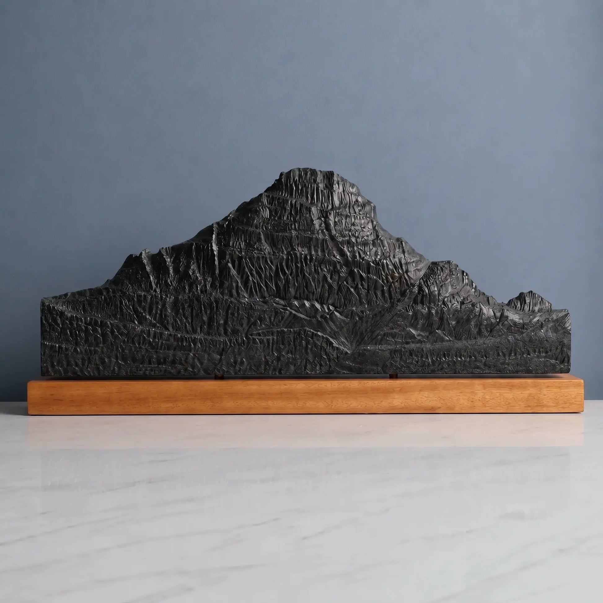 Mount Reynolds Sculpture (View from Logan Pass, Montana) Sculpted Peaks