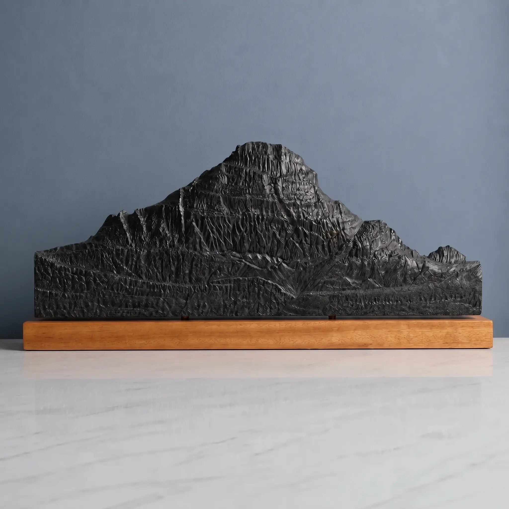 Mount Reynolds Sculpture (View from Logan Pass, Montana) Sculpted Peaks
