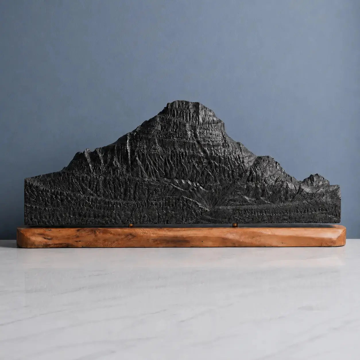 Mount Reynolds Sculpture (View from Logan Pass, Montana) Sculpted Peaks