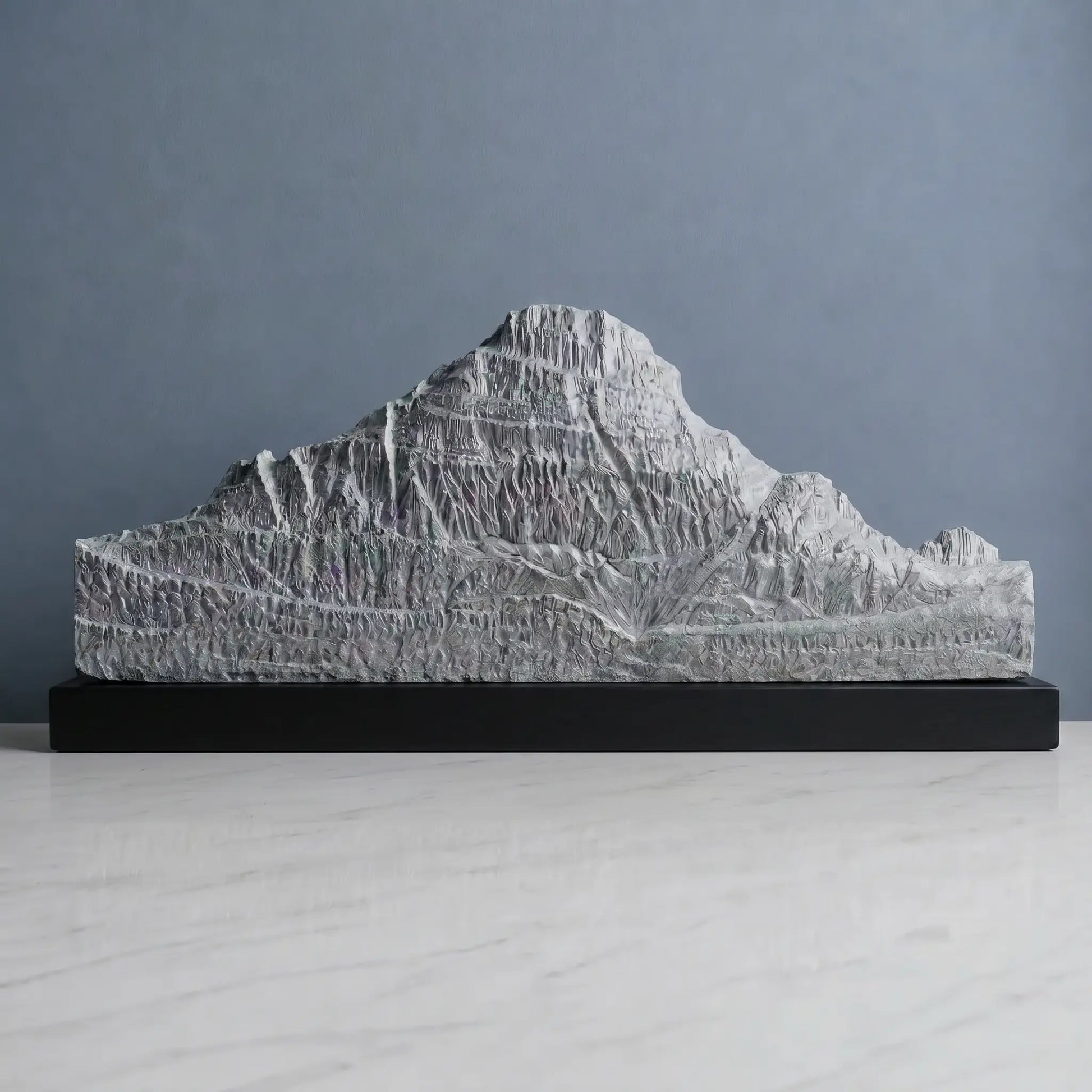 Mount Reynolds Sculpture (View from Logan Pass, Montana) Sculpted Peaks