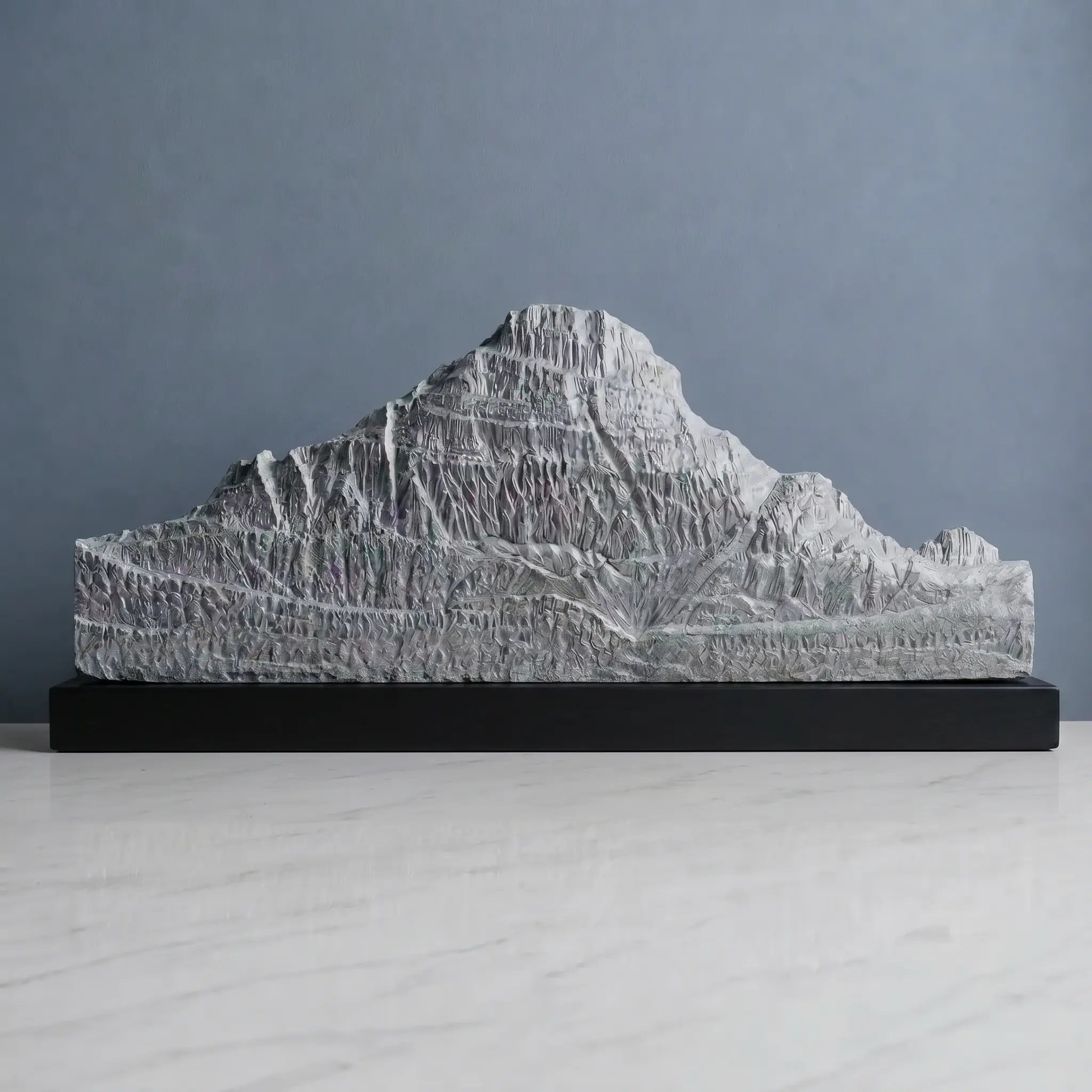 Mount Reynolds Sculpture (View from Logan Pass, Montana) Sculpted Peaks