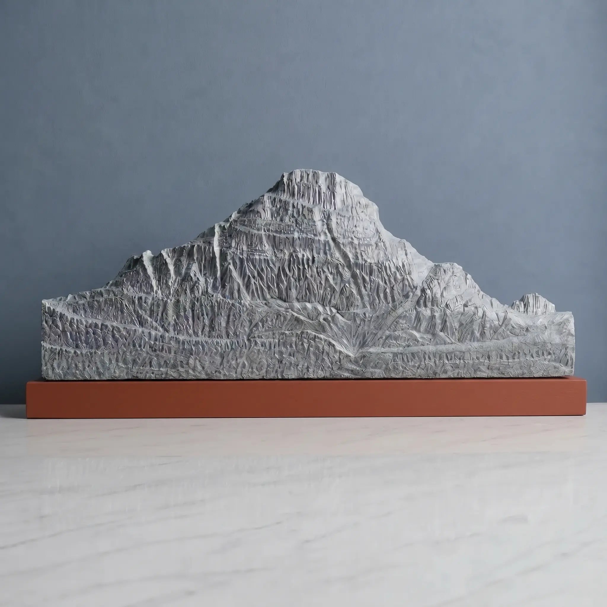 Mount Reynolds Sculpture (View from Logan Pass, Montana) Sculpted Peaks
