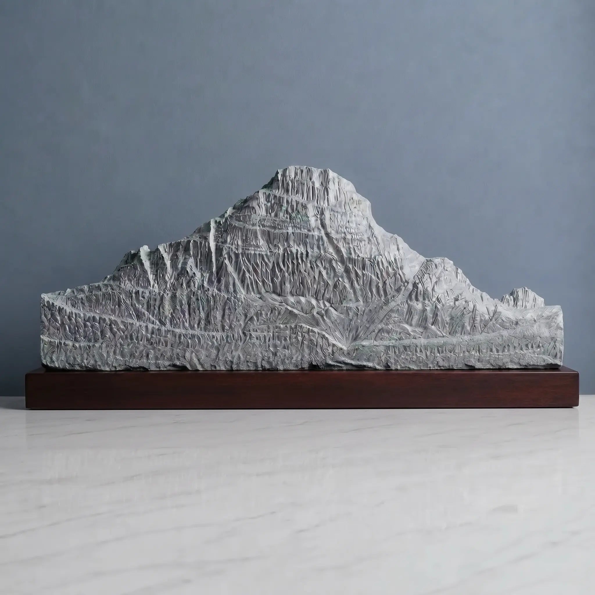 Mount Reynolds Sculpture (View from Logan Pass, Montana) Sculpted Peaks