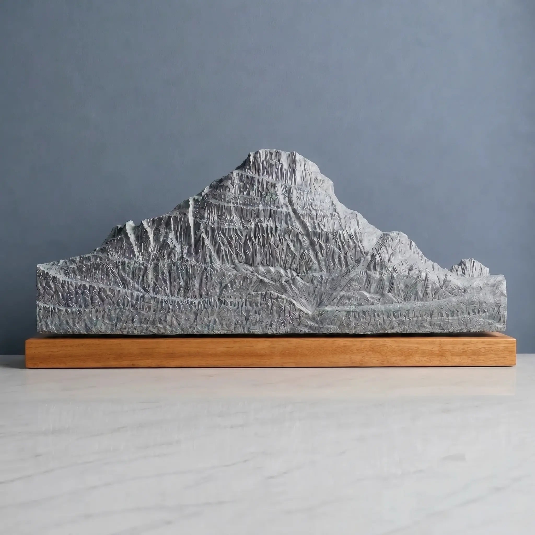 Mount Reynolds Sculpture (View from Logan Pass, Montana) Sculpted Peaks