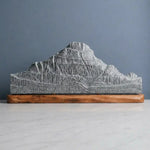 Mount Reynolds Sculpture (View from Logan Pass, Montana) Sculpted Peaks