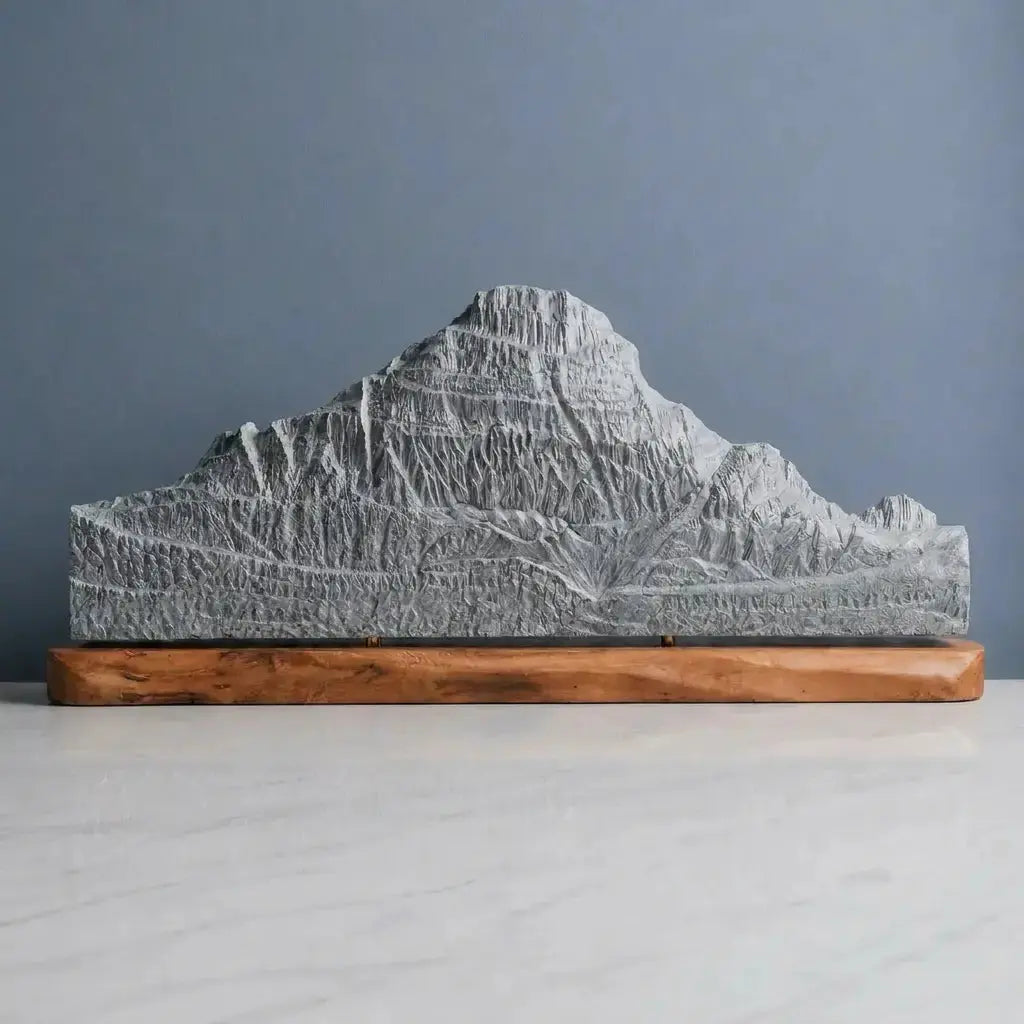 Mount Reynolds Sculpture (View from Logan Pass, Montana) Sculpted Peaks