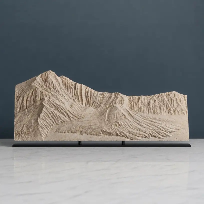 Mount Rinjani Sculpture (View from Crater Rim, Lombok) Sculpted Peaks