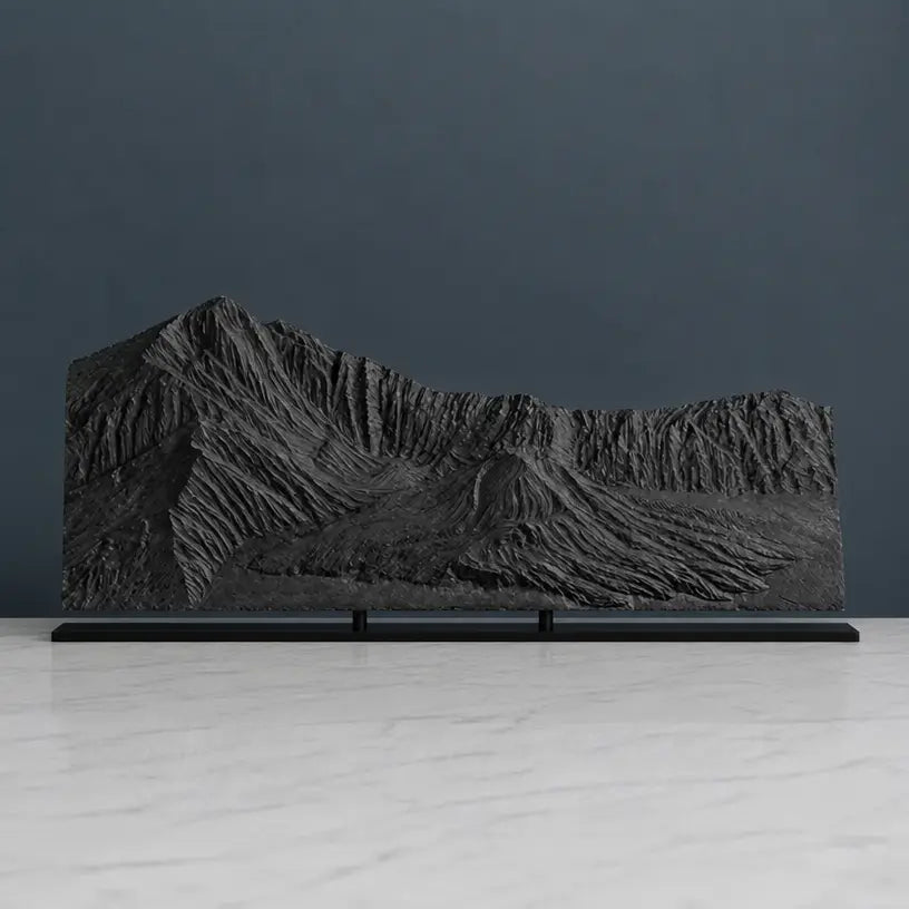 Mount Rinjani Sculpture (View from Crater Rim, Lombok) Sculpted Peaks