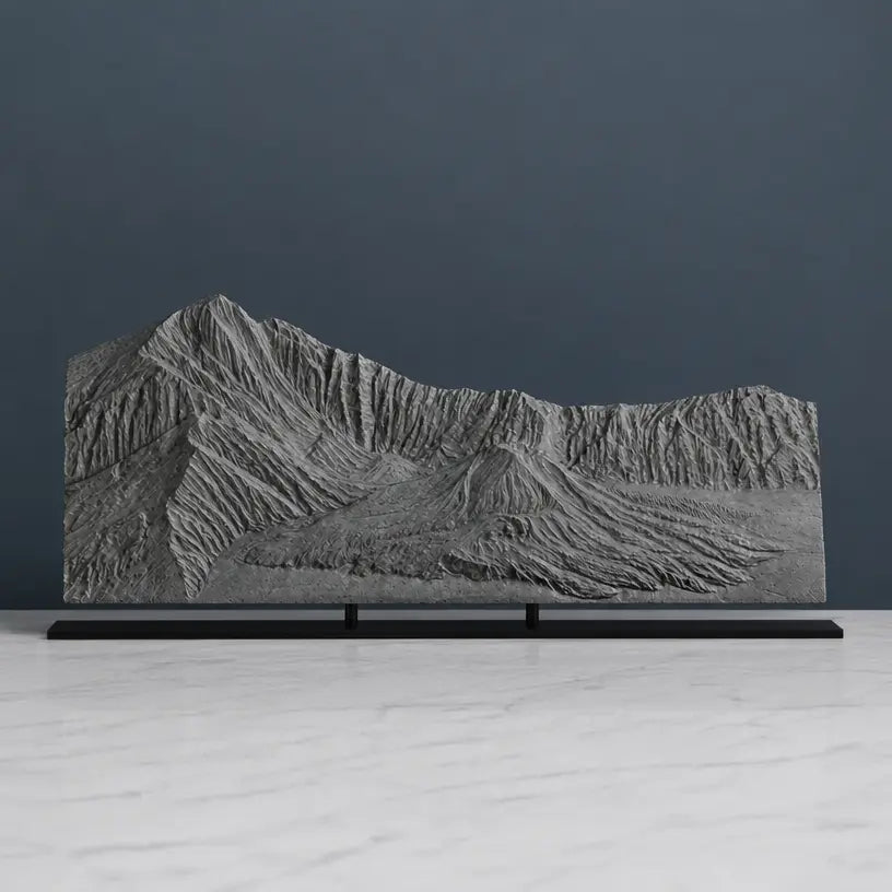 Mount Rinjani Sculpture (View from Crater Rim, Lombok) Sculpted Peaks