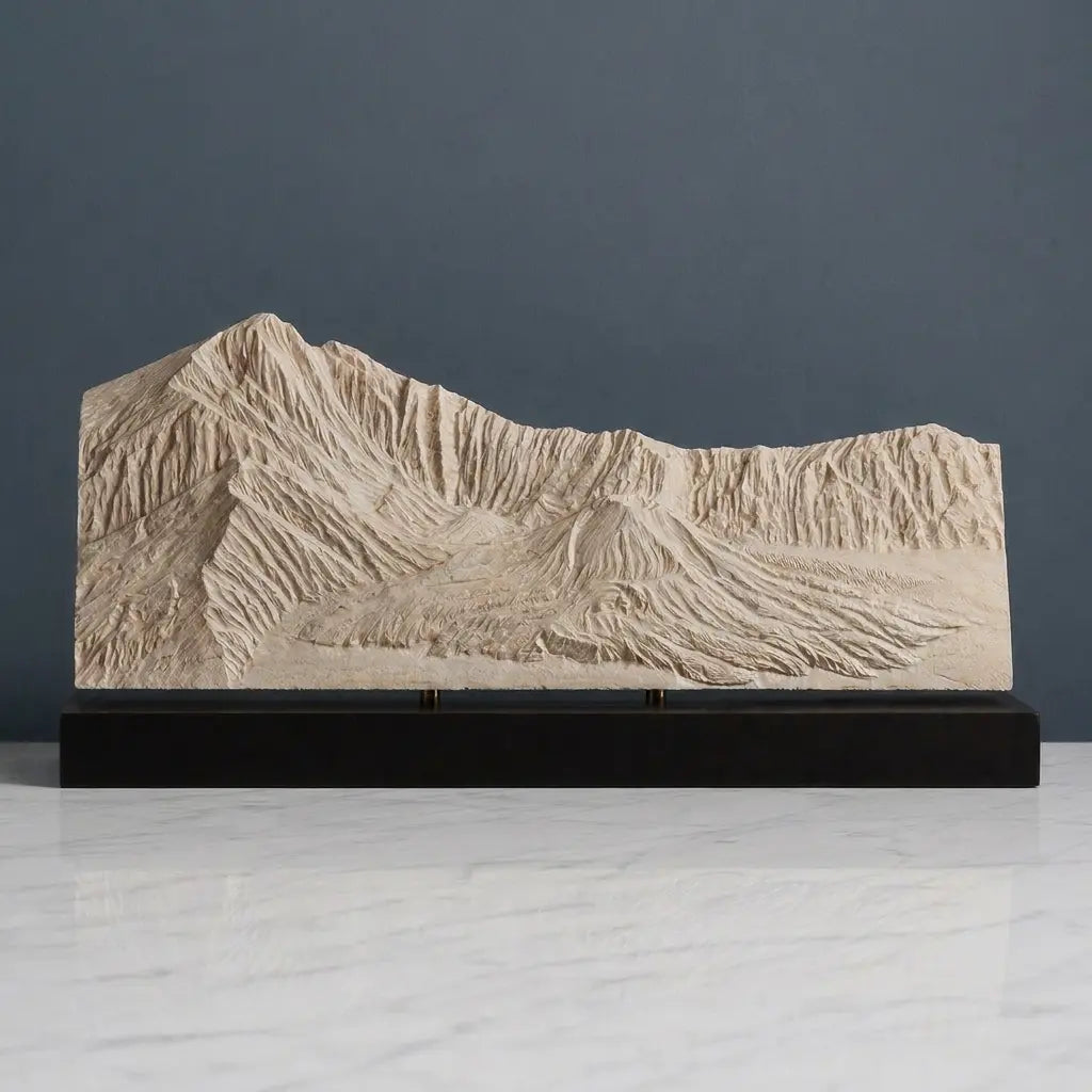 Mount Rinjani Sculpture (View from Crater Rim, Lombok) Sculpted Peaks