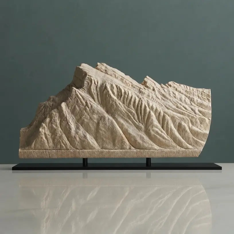 Mount Rundle Sculpture (View from Vermilion Lakes, Alberta) Sculpted Peaks