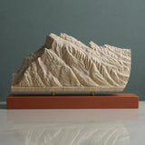 Mount Rundle Sculpture (View from Vermilion Lakes, Alberta) Sculpted Peaks