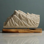 Mount Rundle Sculpture (View from Vermilion Lakes, Alberta) Sculpted Peaks