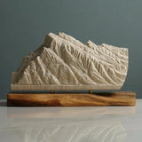 Mount Rundle Sculpture (View from Vermilion Lakes, Alberta) Sculpted Peaks