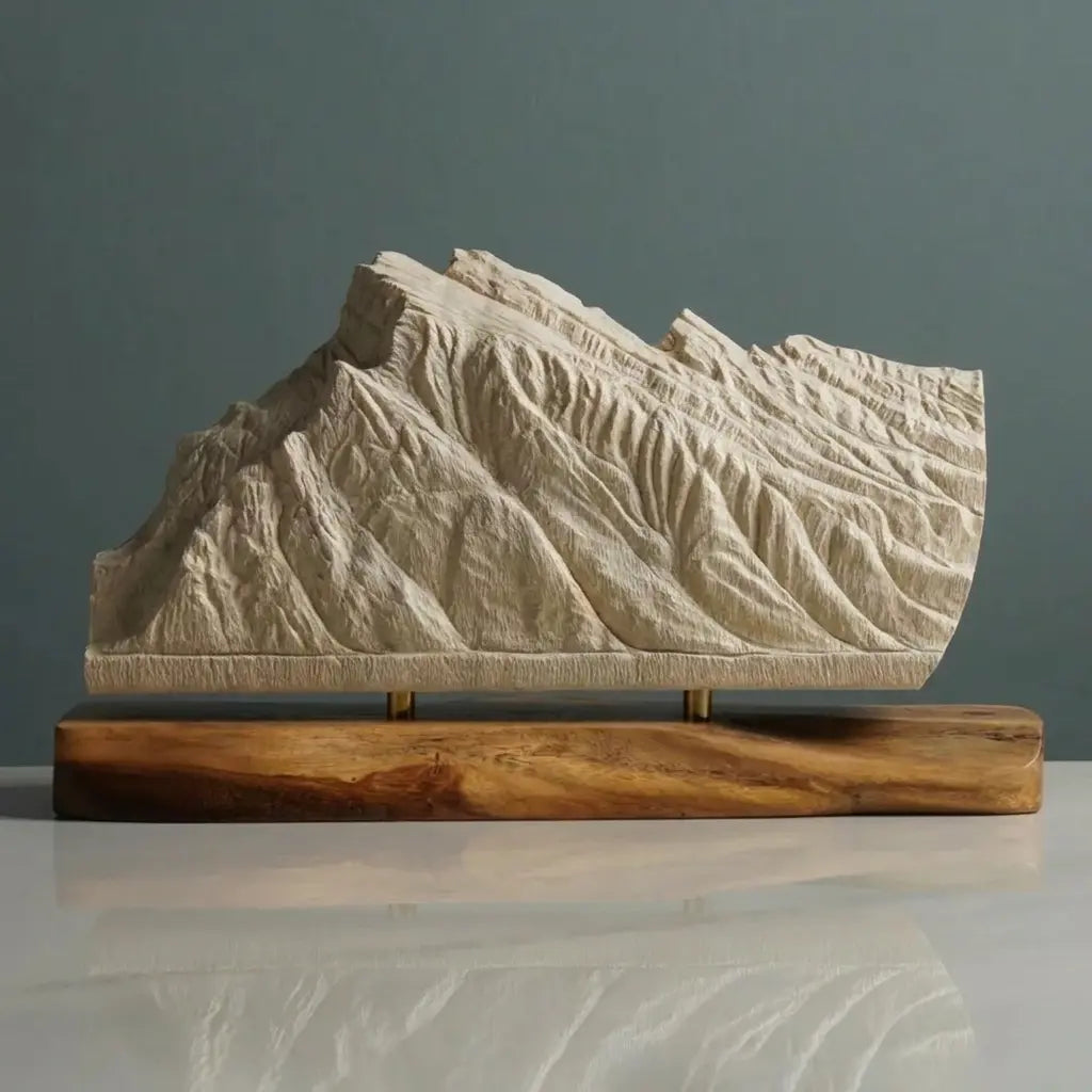 Mount Rundle Sculpture (View from Vermilion Lakes, Alberta) Sculpted Peaks