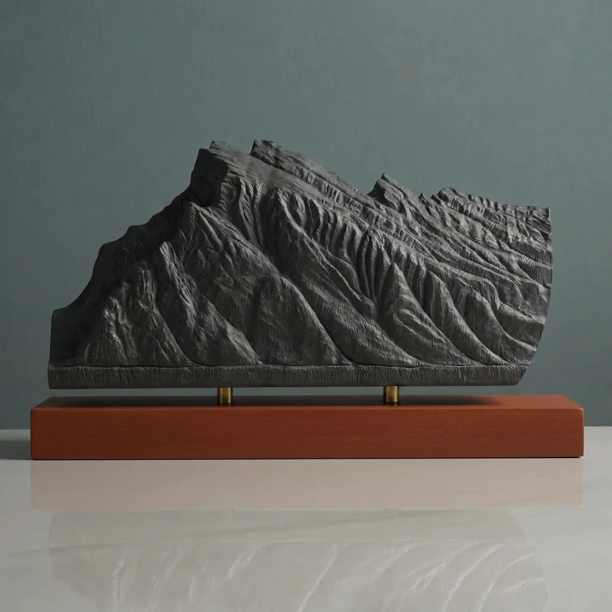 Mount Rundle Sculpture (View from Vermilion Lakes, Alberta) Sculpted Peaks