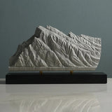 Mount Rundle Sculpture (View from Vermilion Lakes, Alberta) Sculpted Peaks