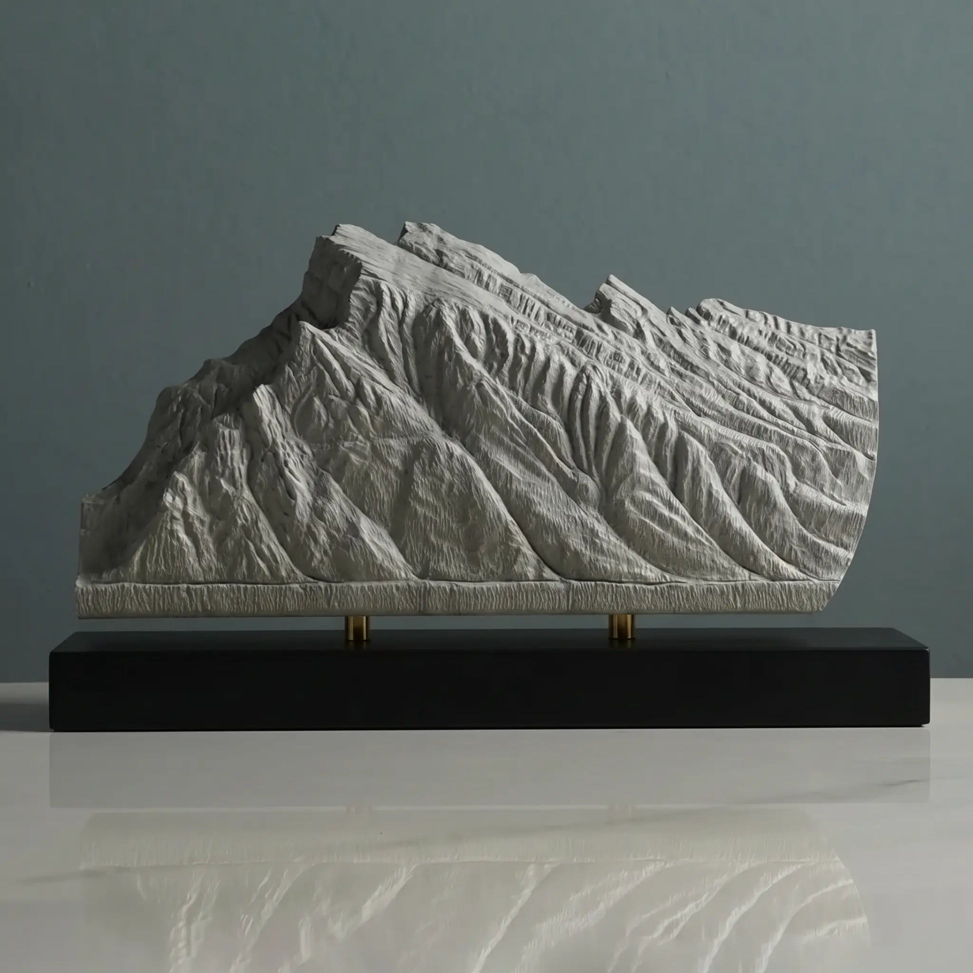 Mount Rundle Sculpture (View from Vermilion Lakes, Alberta) Sculpted Peaks