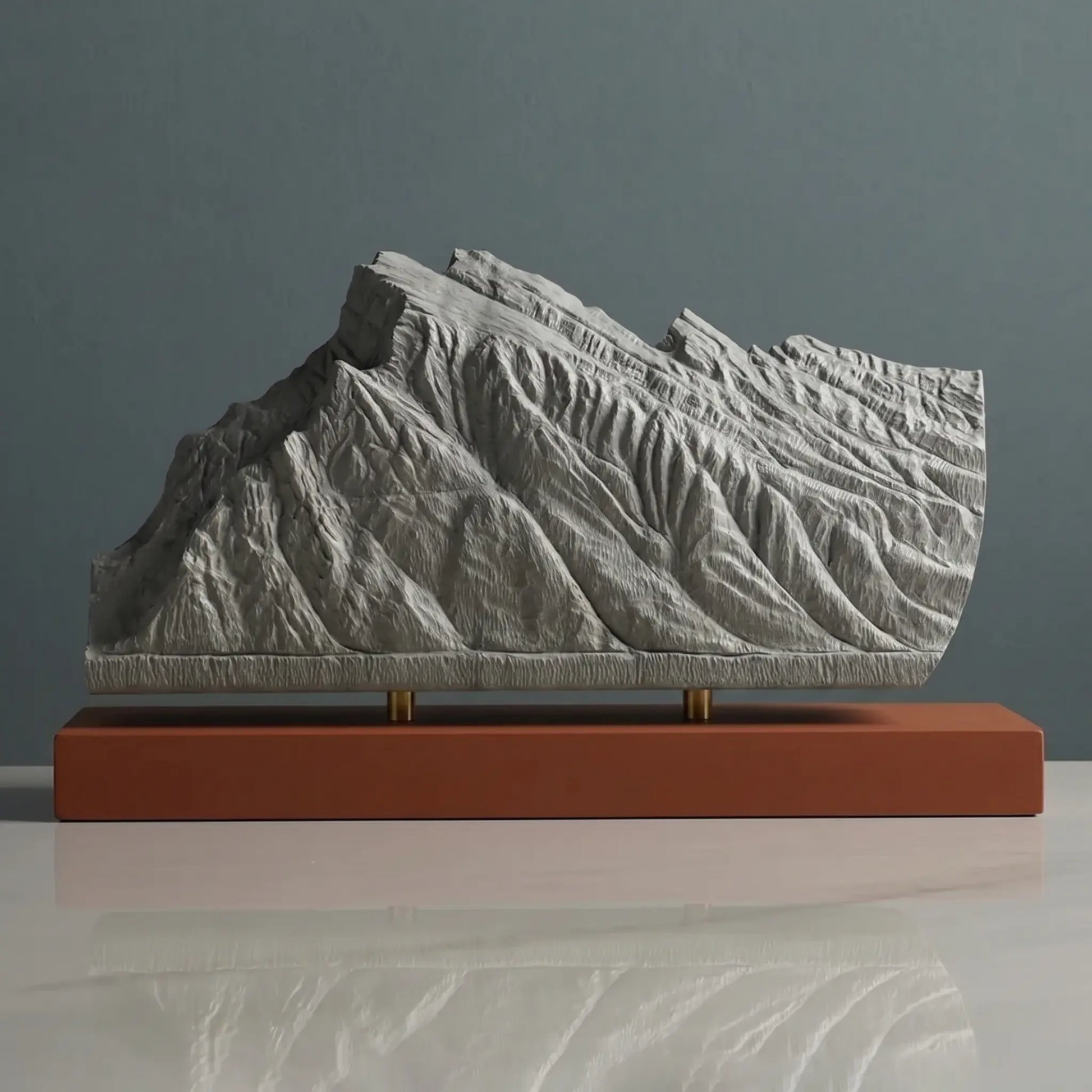 Mount Rundle Sculpture (View from Vermilion Lakes, Alberta) Sculpted Peaks