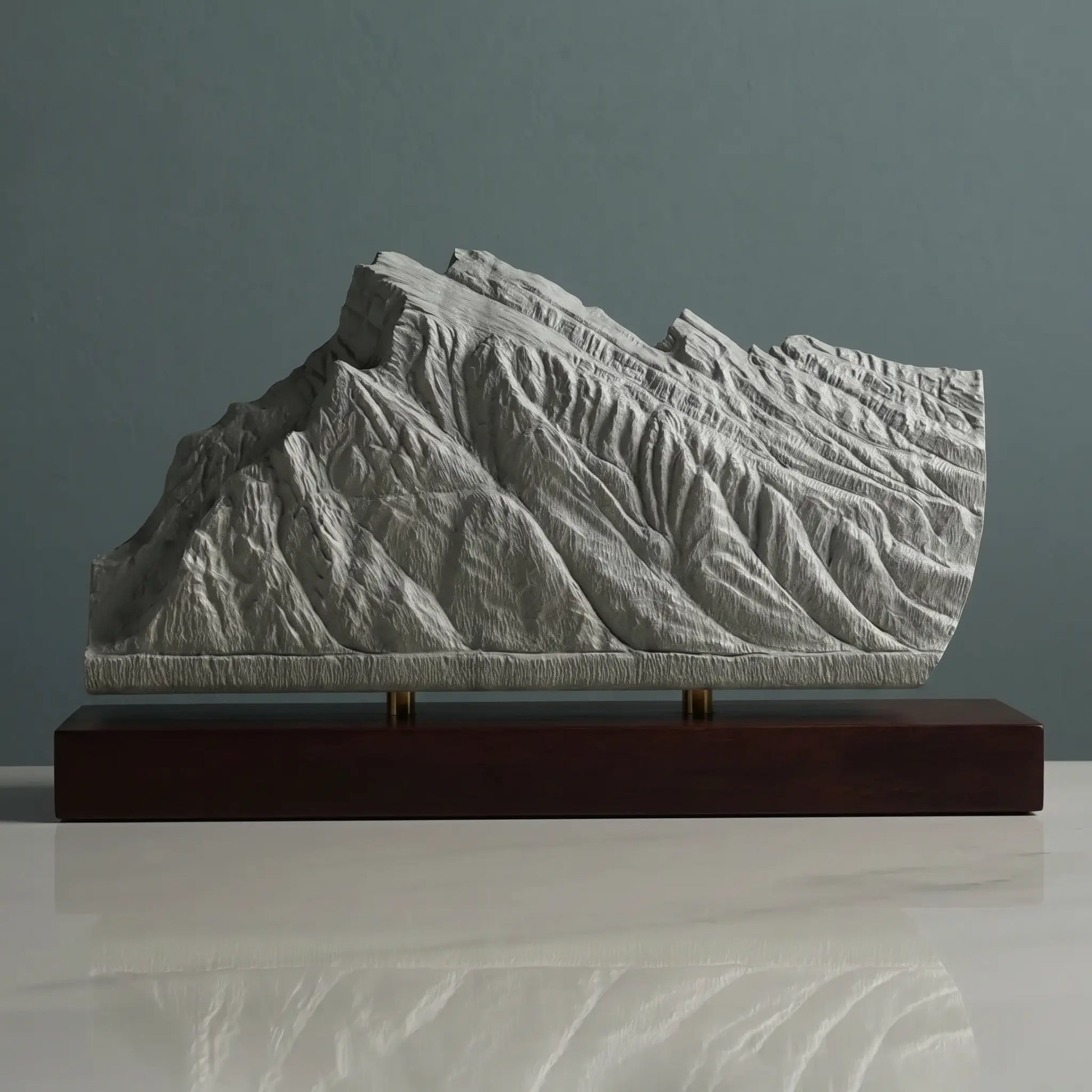 Mount Rundle Sculpture (View from Vermilion Lakes, Alberta) Sculpted Peaks