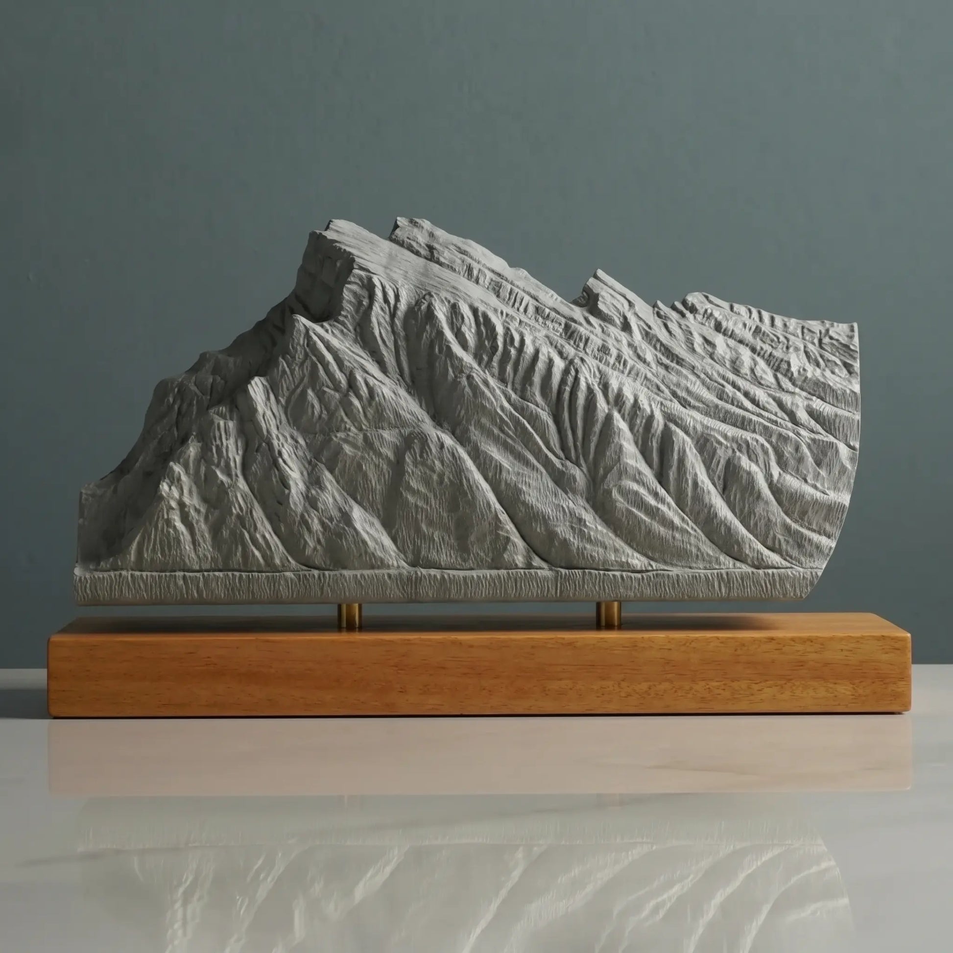 Mount Rundle Sculpture (View from Vermilion Lakes, Alberta) Sculpted Peaks