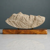 Mount Shuksan Sculpture (Rounded Bottom, View from Mount Baker, Washington) Sculpted Peaks