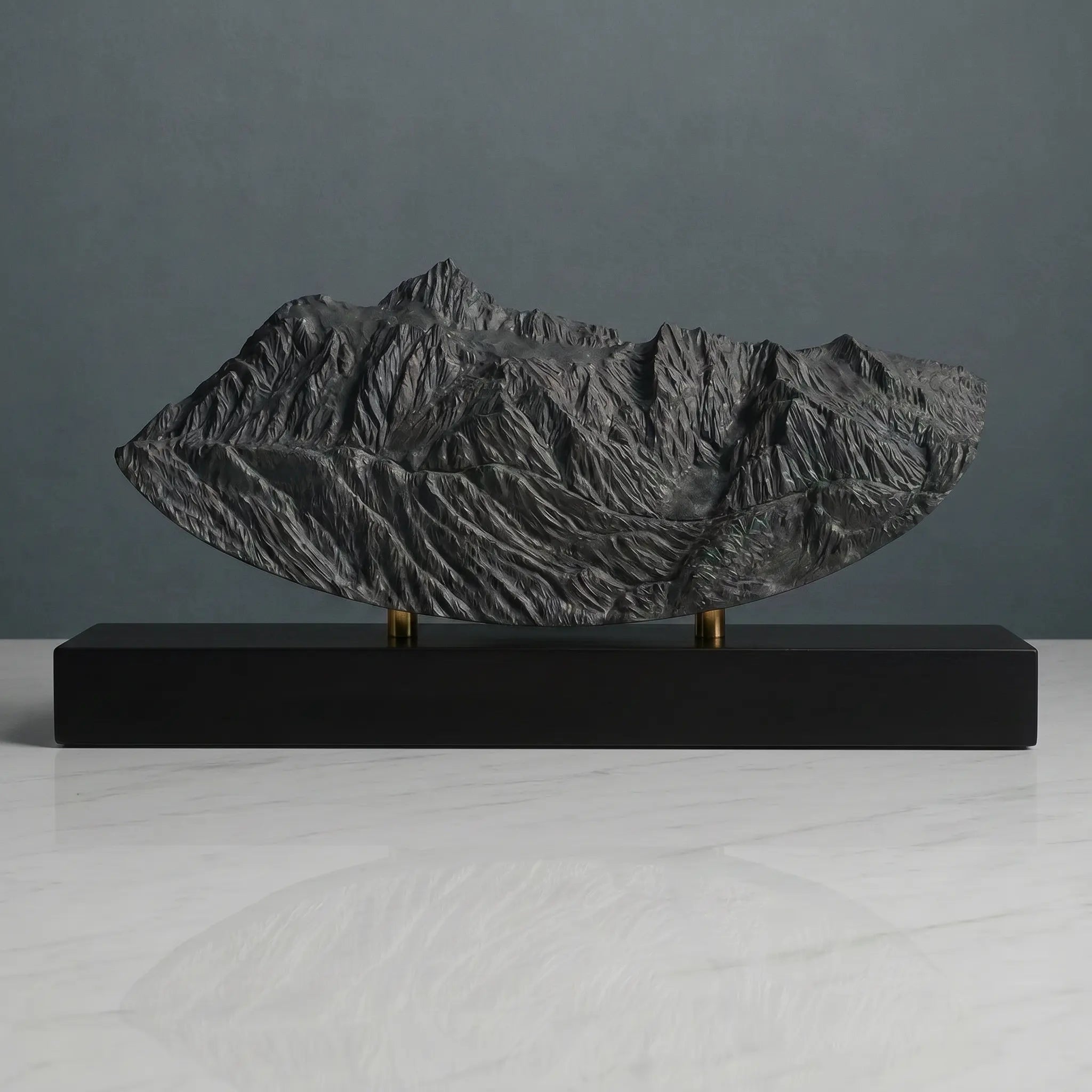 Mount Shuksan Sculpture (Rounded Bottom, View from Mount Baker, Washington) Sculpted Peaks