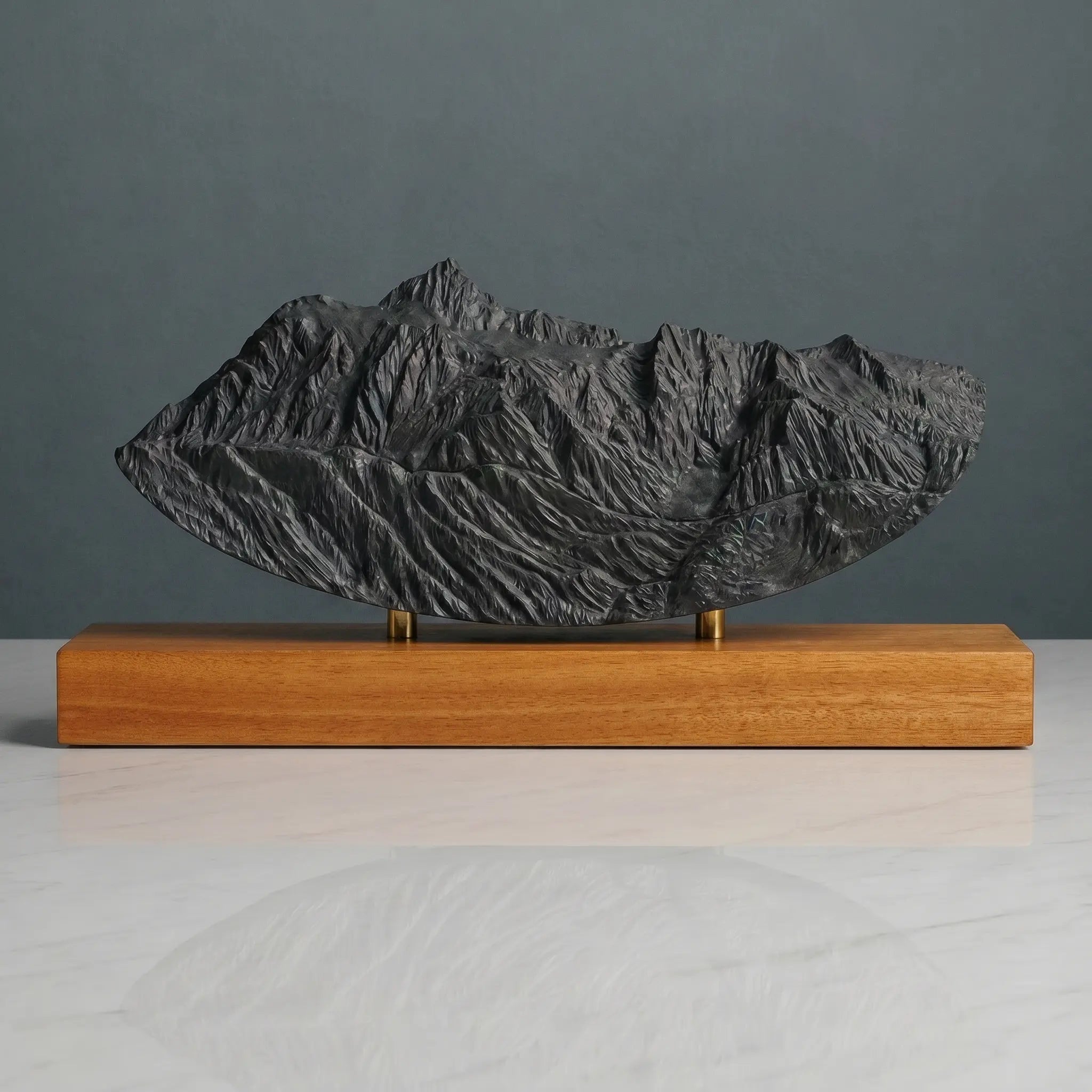 Mount Shuksan Sculpture (Rounded Bottom, View from Mount Baker, Washington) Sculpted Peaks