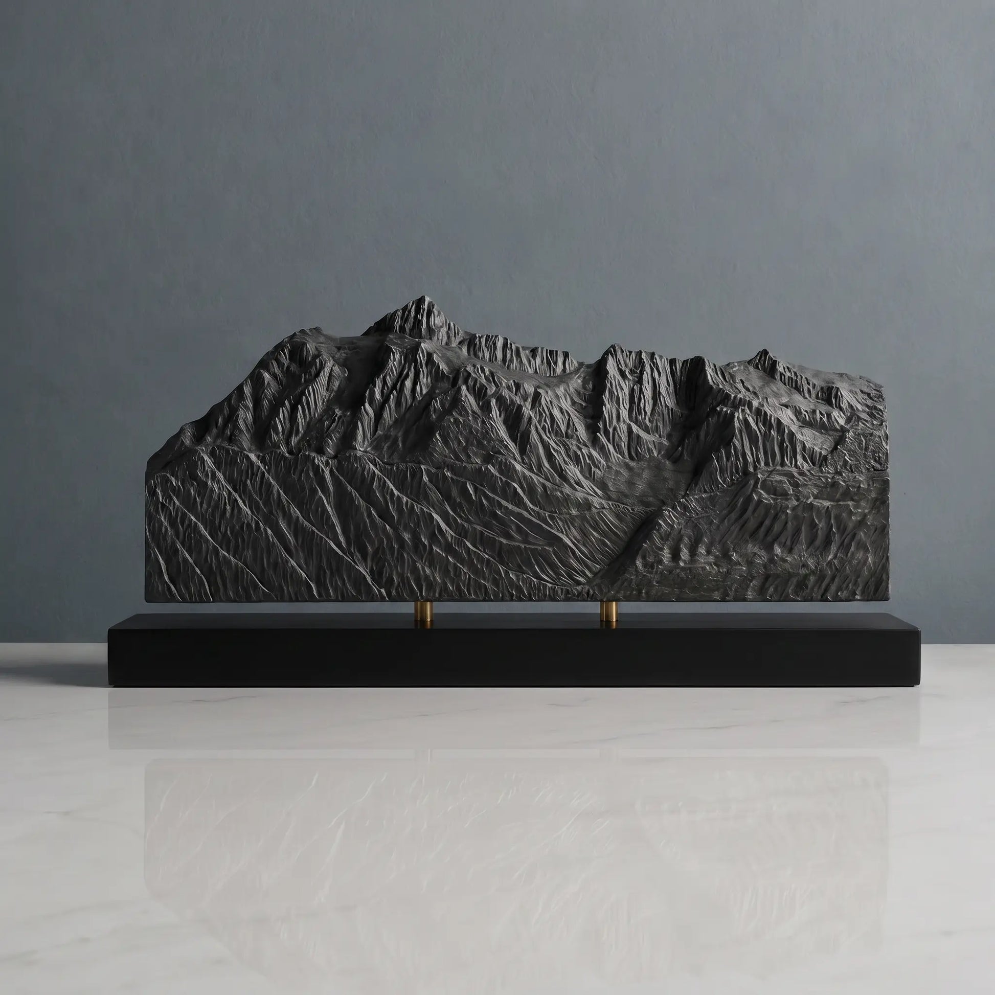 Mount Shuksan Sculpture (Squared Bottom, View from Mount Baker, Washington) Sculpted Peaks