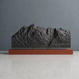 Mount Shuksan Sculpture (Squared Bottom, View from Mount Baker, Washington) Sculpted Peaks