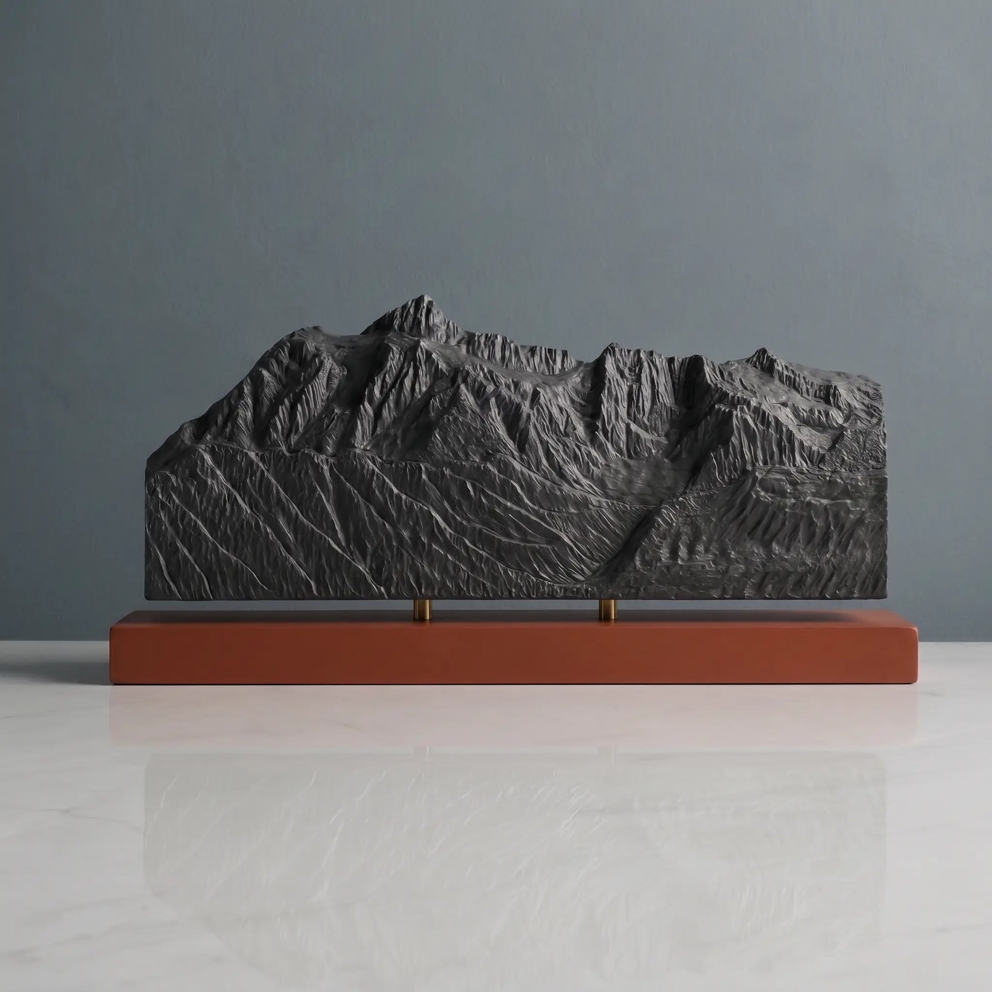 Mount Shuksan Sculpture (Squared Bottom, View from Mount Baker, Washington) Sculpted Peaks