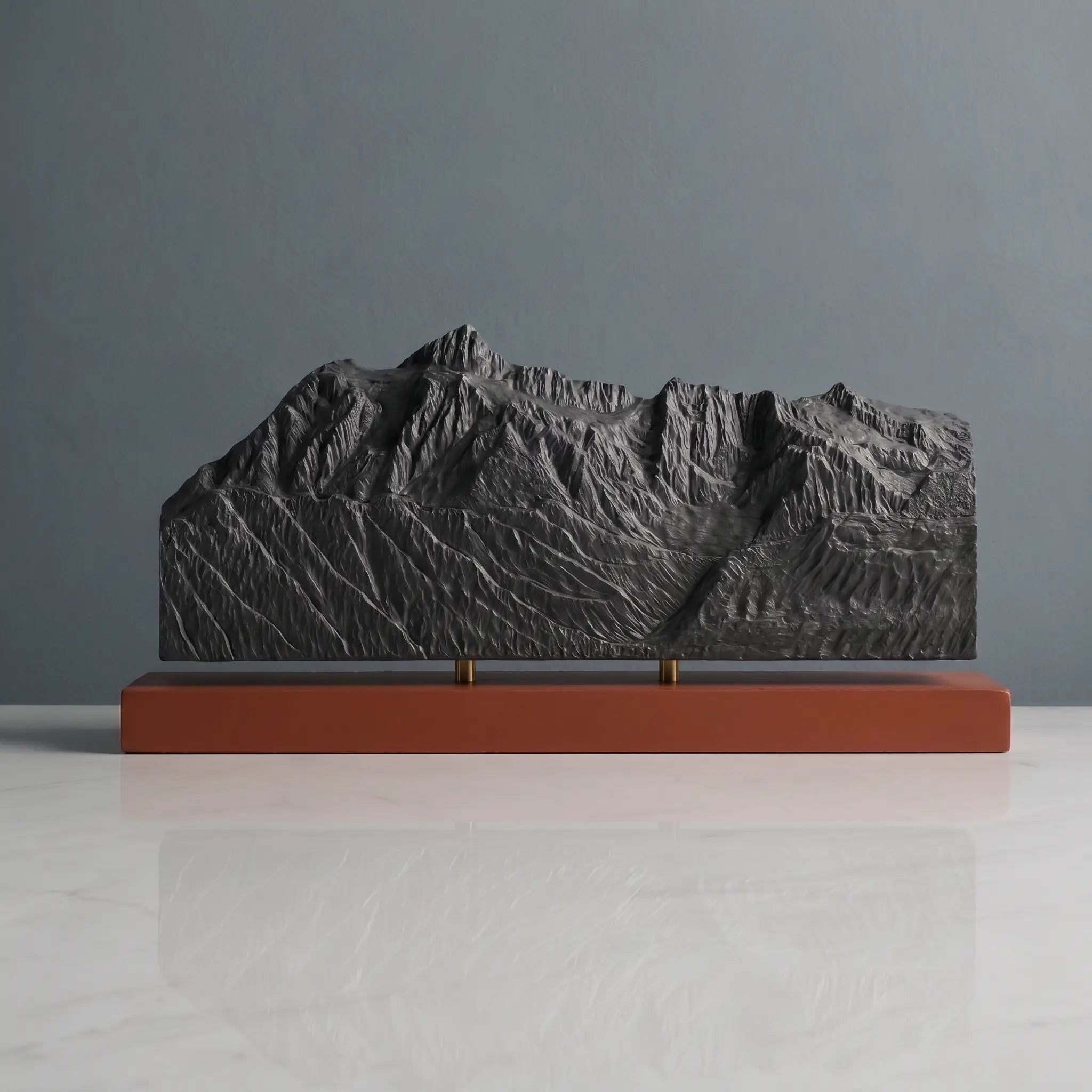 Mount Shuksan Sculpture (Squared Bottom, View from Mount Baker, Washington) Sculpted Peaks