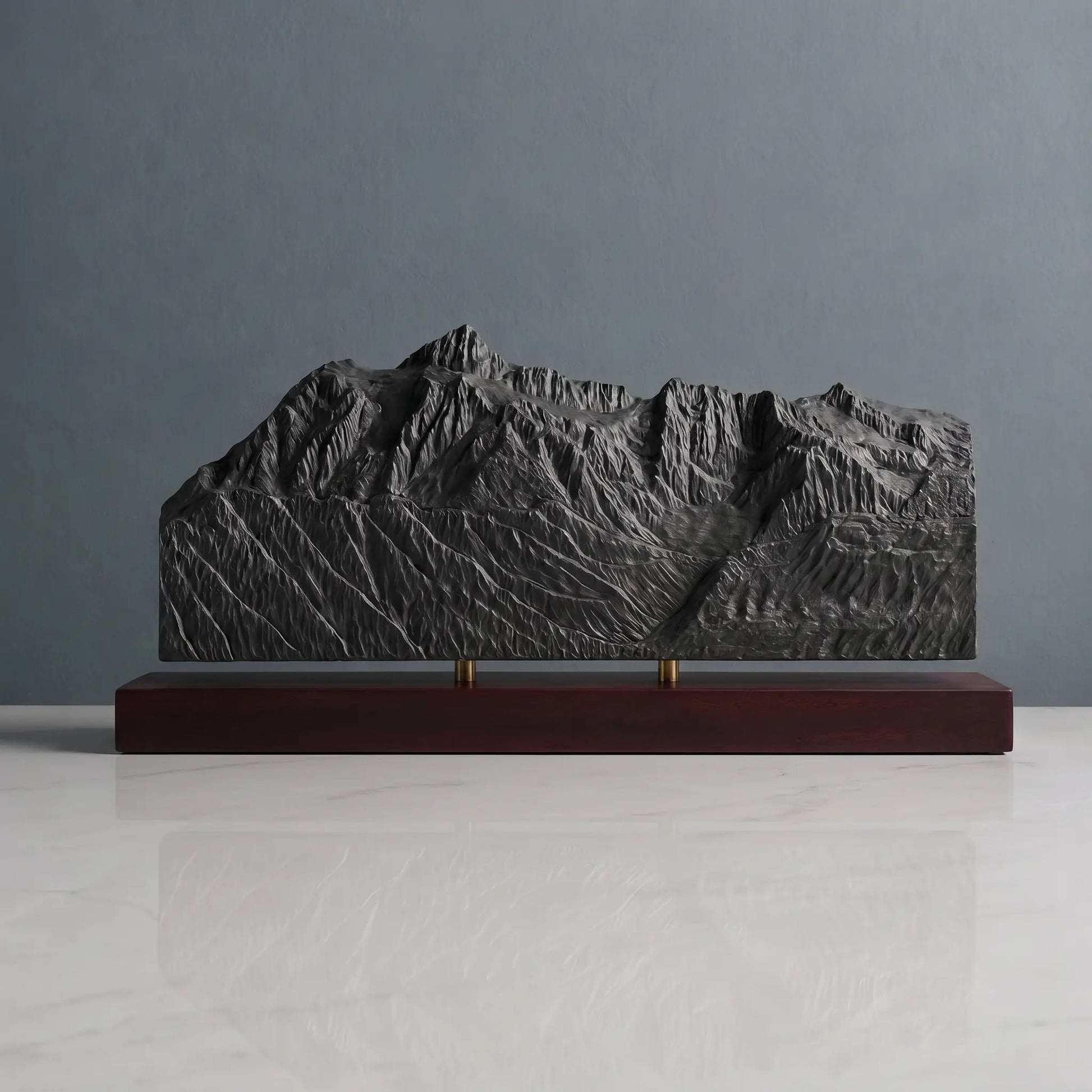 Mount Shuksan Sculpture (Squared Bottom, View from Mount Baker, Washington) Sculpted Peaks