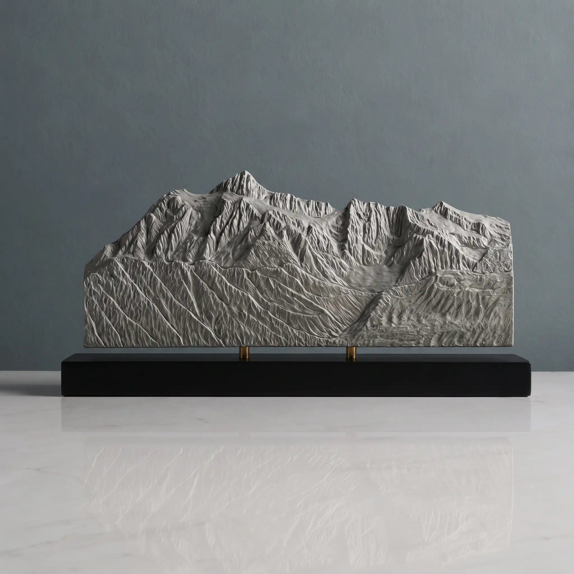 Mount Shuksan Sculpture (Squared Bottom, View from Mount Baker, Washington) Sculpted Peaks