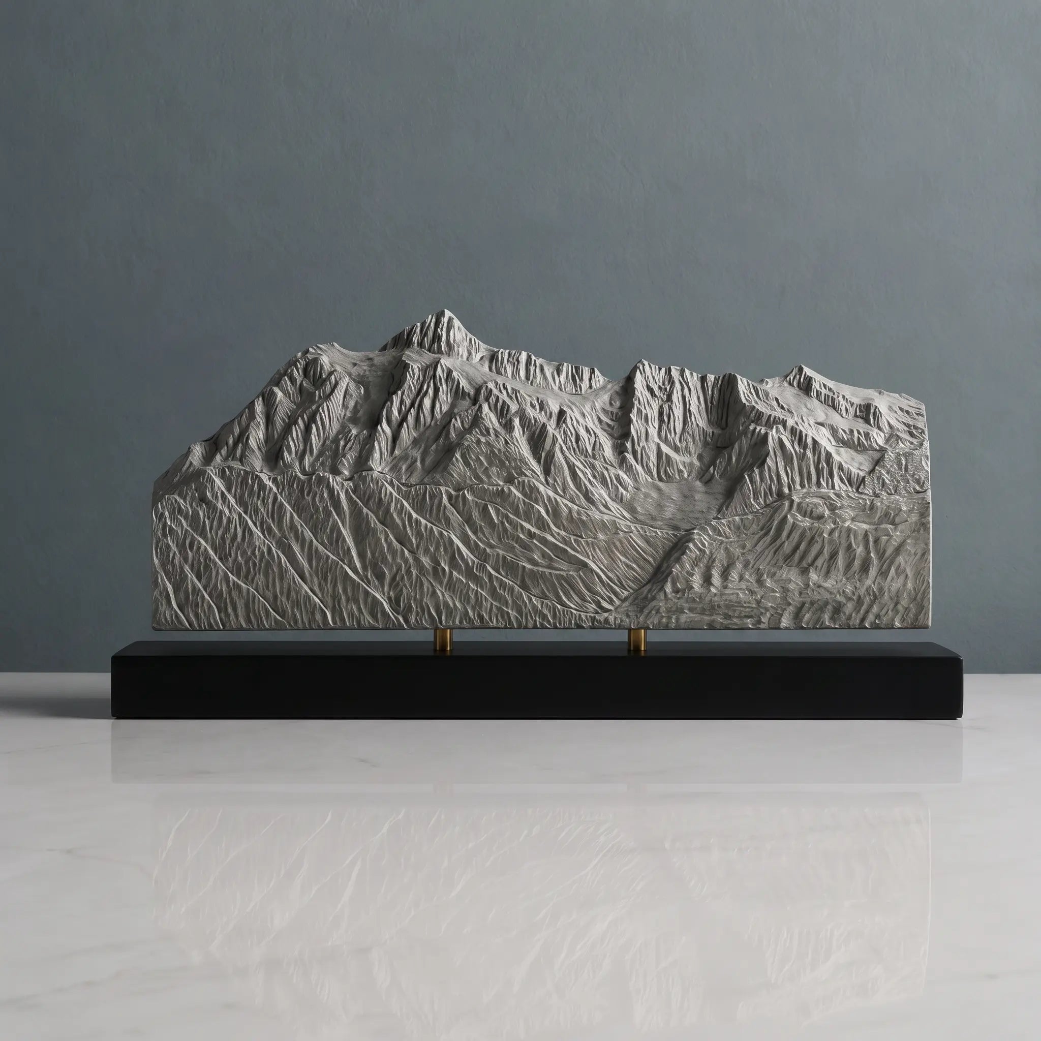 Mount Shuksan Sculpture (Squared Bottom, View from Mount Baker, Washington) Sculpted Peaks