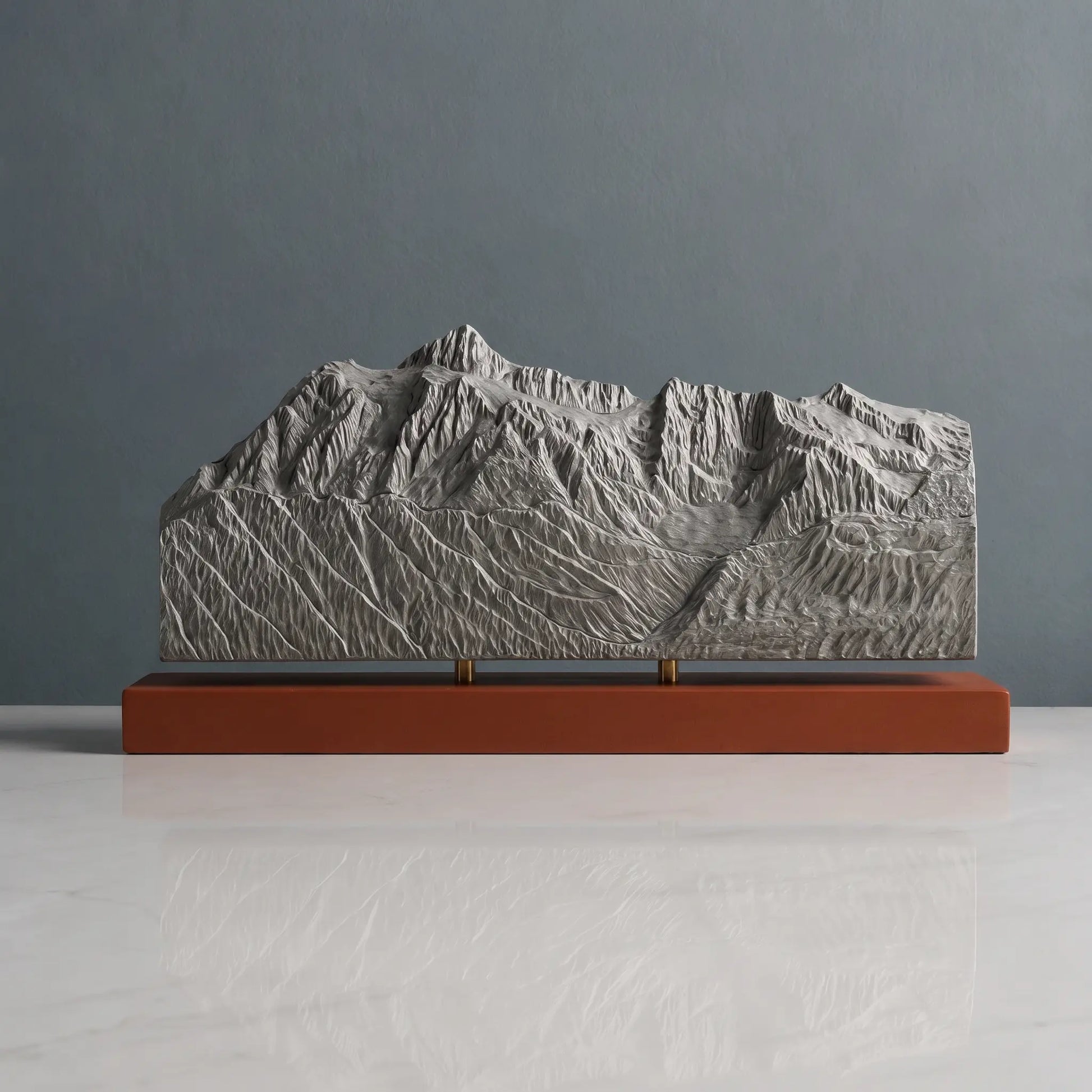 Mount Shuksan Sculpture (Squared Bottom, View from Mount Baker, Washington) Sculpted Peaks