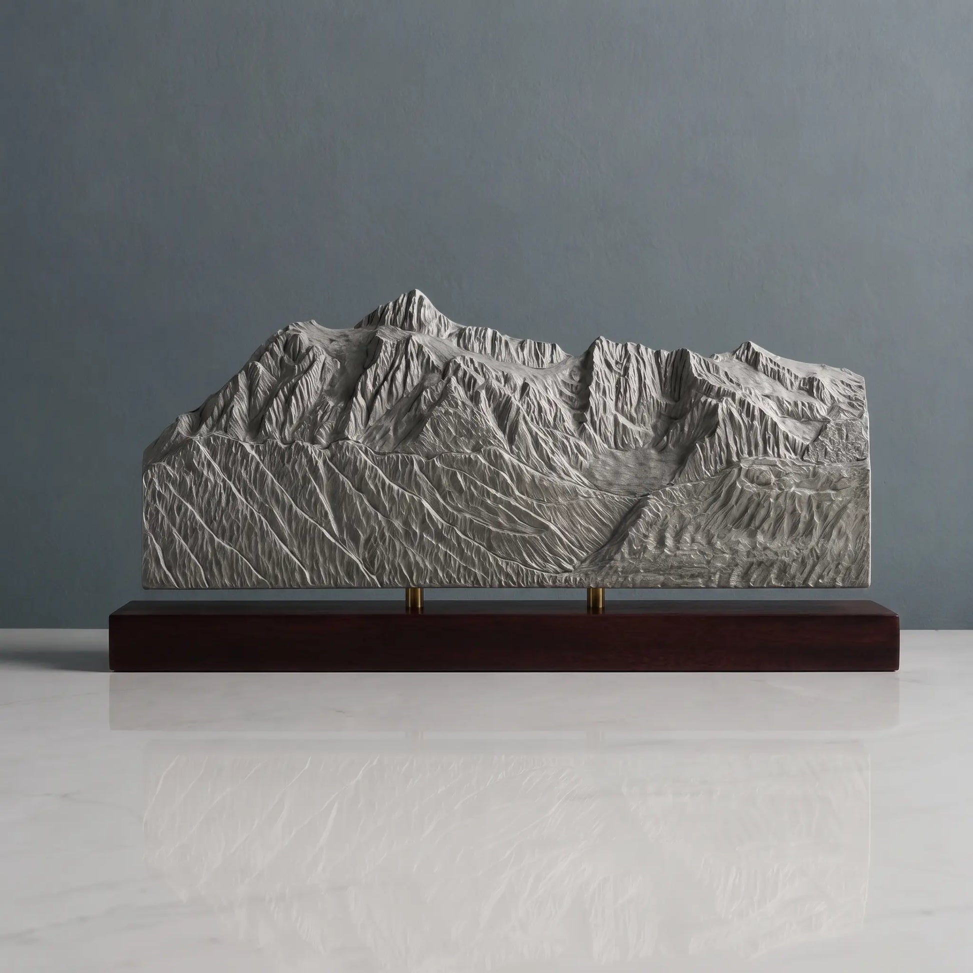 Mount Shuksan Sculpture (Squared Bottom, View from Mount Baker, Washington) Sculpted Peaks
