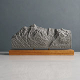 Mount Shuksan Sculpture (Squared Bottom, View from Mount Baker, Washington) Sculpted Peaks