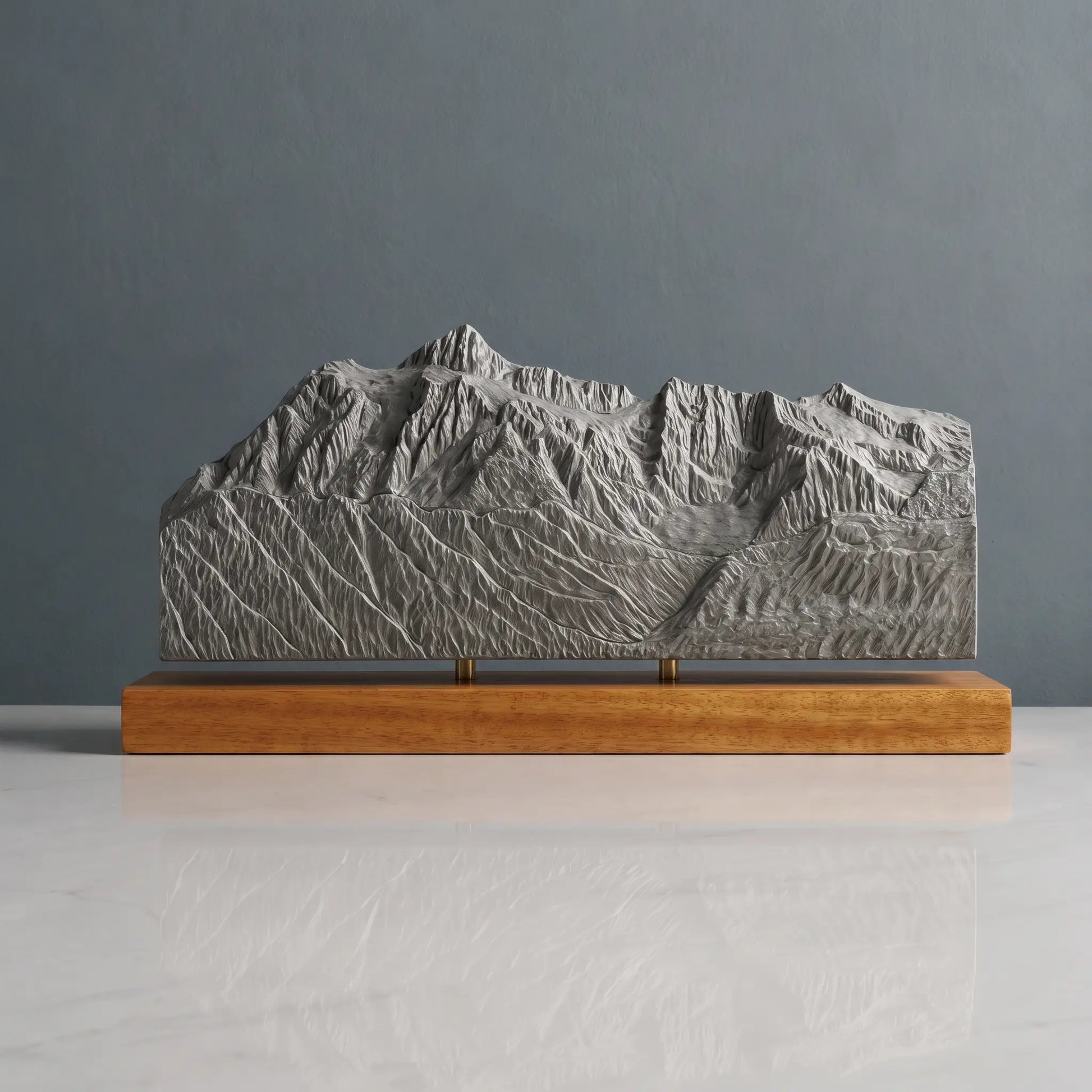 Mount Shuksan Sculpture (Squared Bottom, View from Mount Baker, Washington) Sculpted Peaks