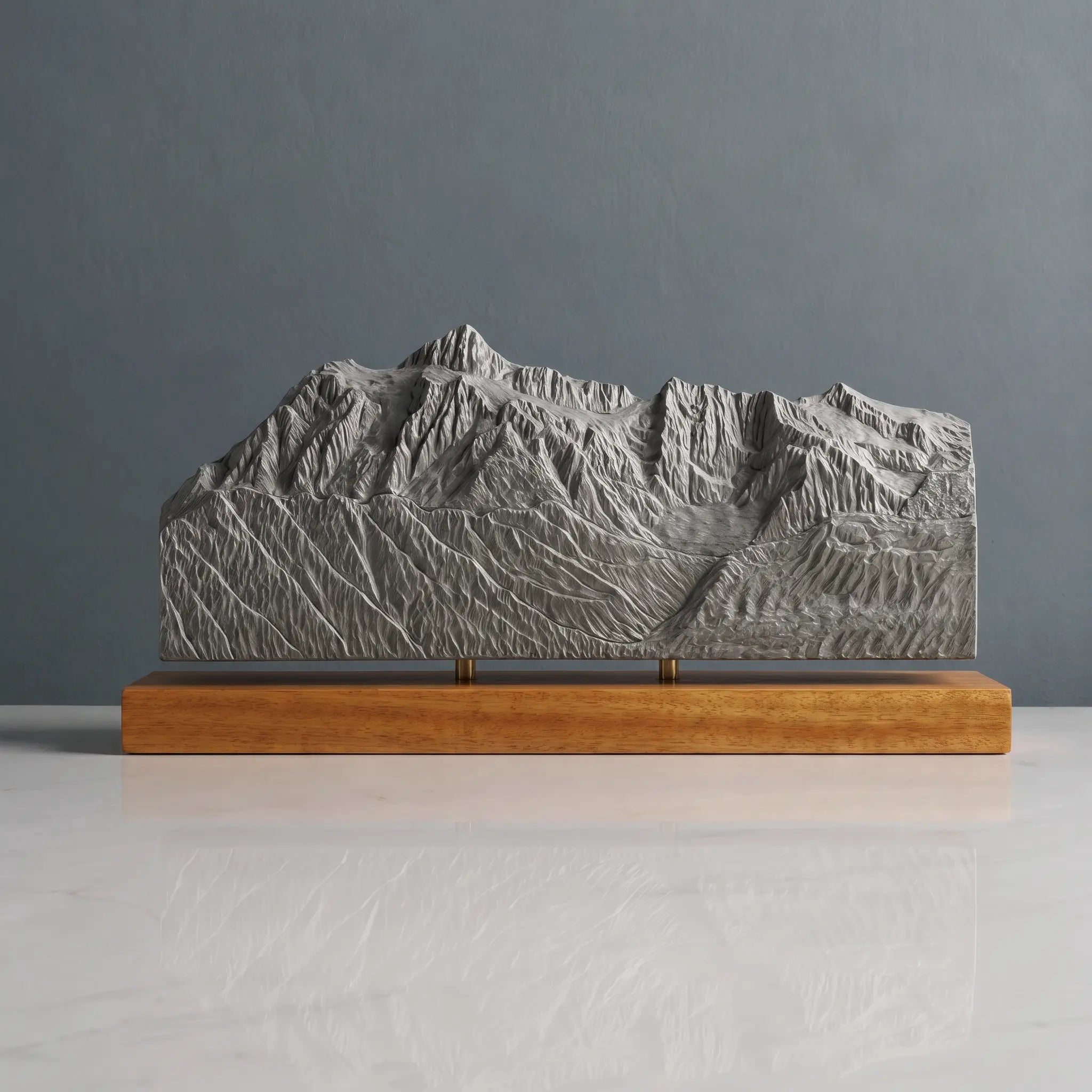 Mount Shuksan Sculpture (Squared Bottom, View from Mount Baker, Washington) Sculpted Peaks