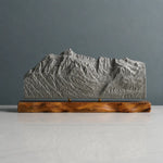 Mount Shuksan Sculpture (Squared Bottom, View from Mount Baker, Washington) Sculpted Peaks