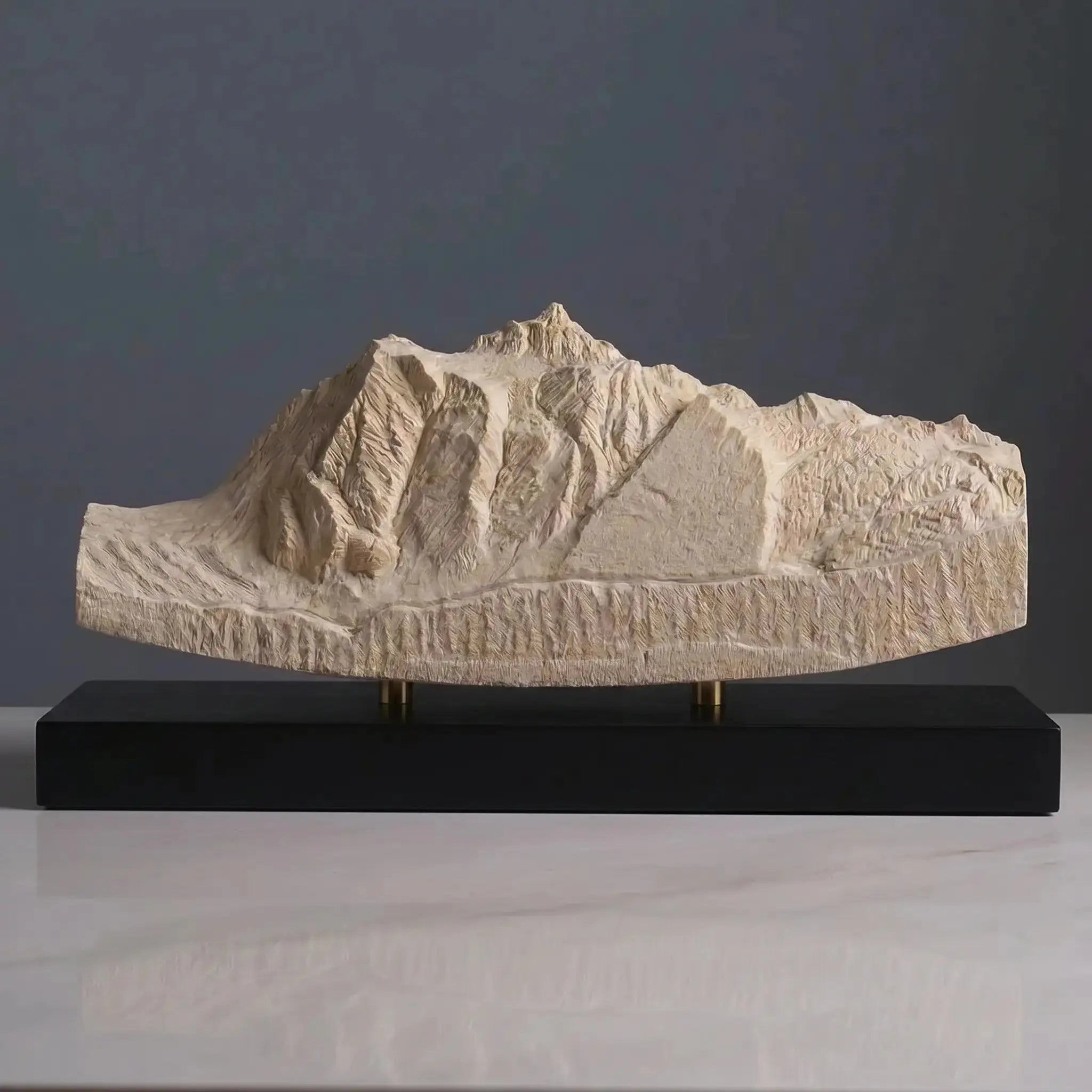 Mount Shuksan Sculpture (View from Picture Lake, Washington) Sculpted Peaks