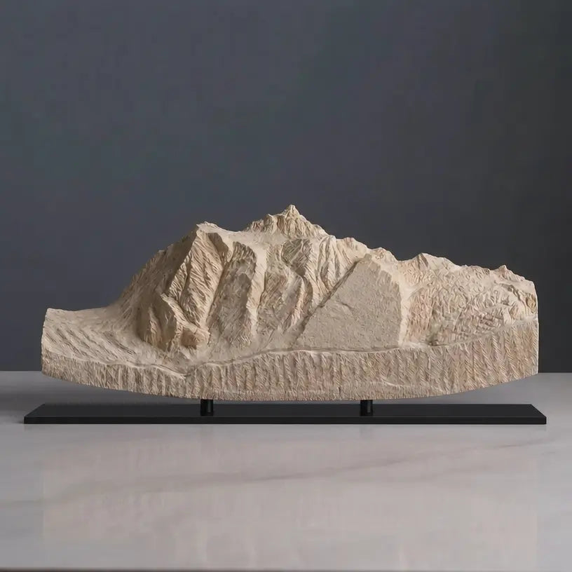 Mount Shuksan Sculpture (View from Picture Lake, Washington) Sculpted Peaks