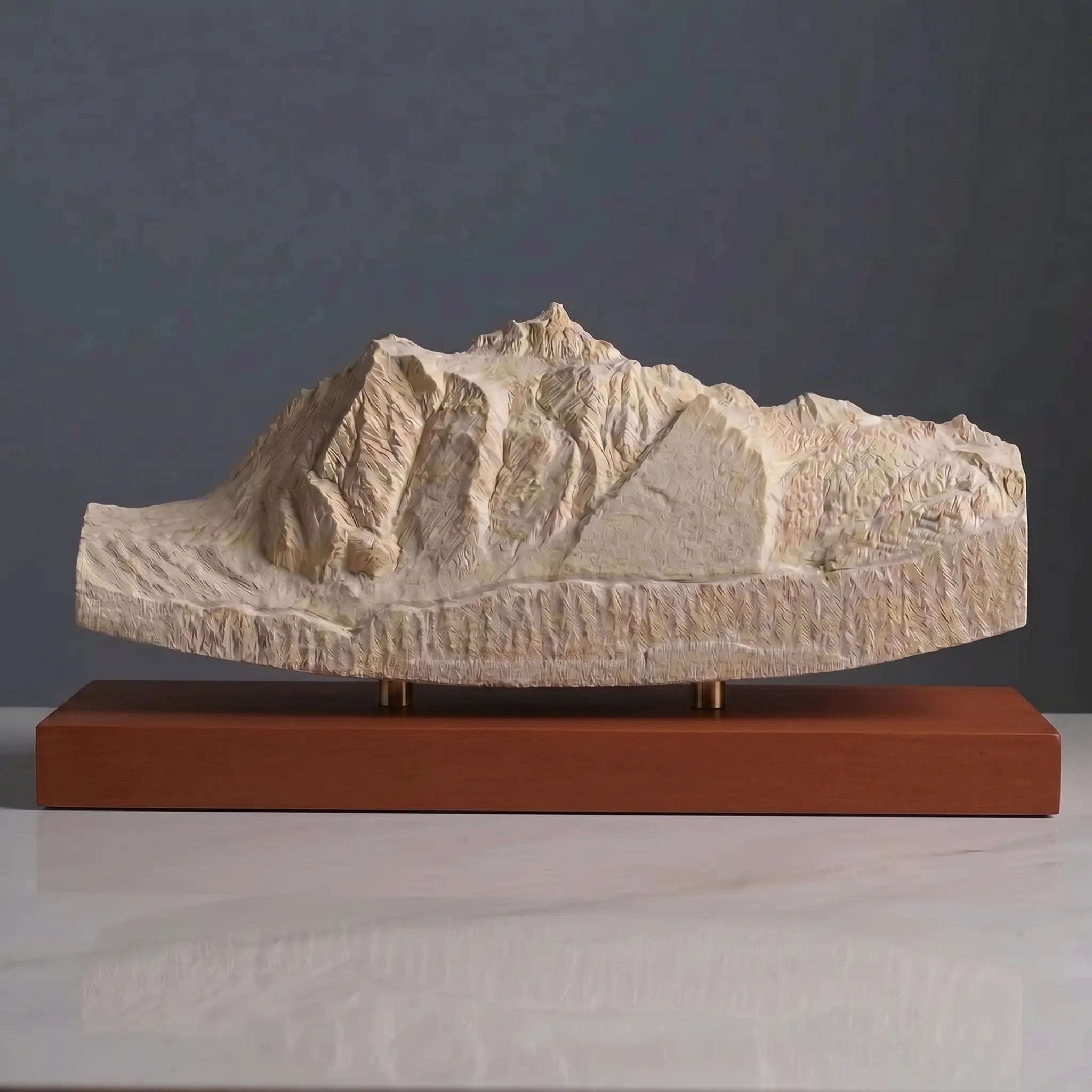 Mount Shuksan Sculpture (View from Picture Lake, Washington) Sculpted Peaks