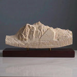 Mount Shuksan Sculpture (View from Picture Lake, Washington) Sculpted Peaks