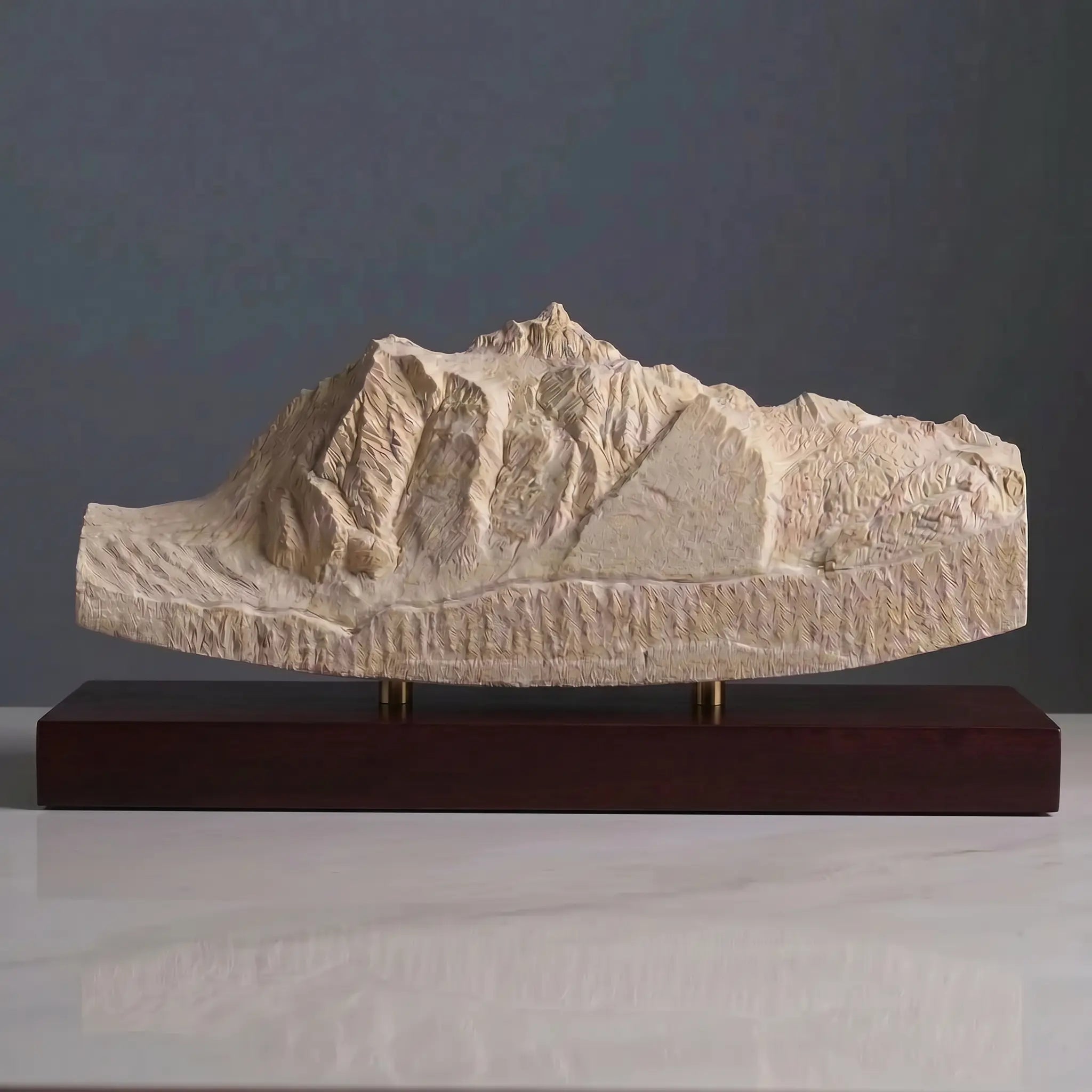 Mount Shuksan Sculpture (View from Picture Lake, Washington) Sculpted Peaks
