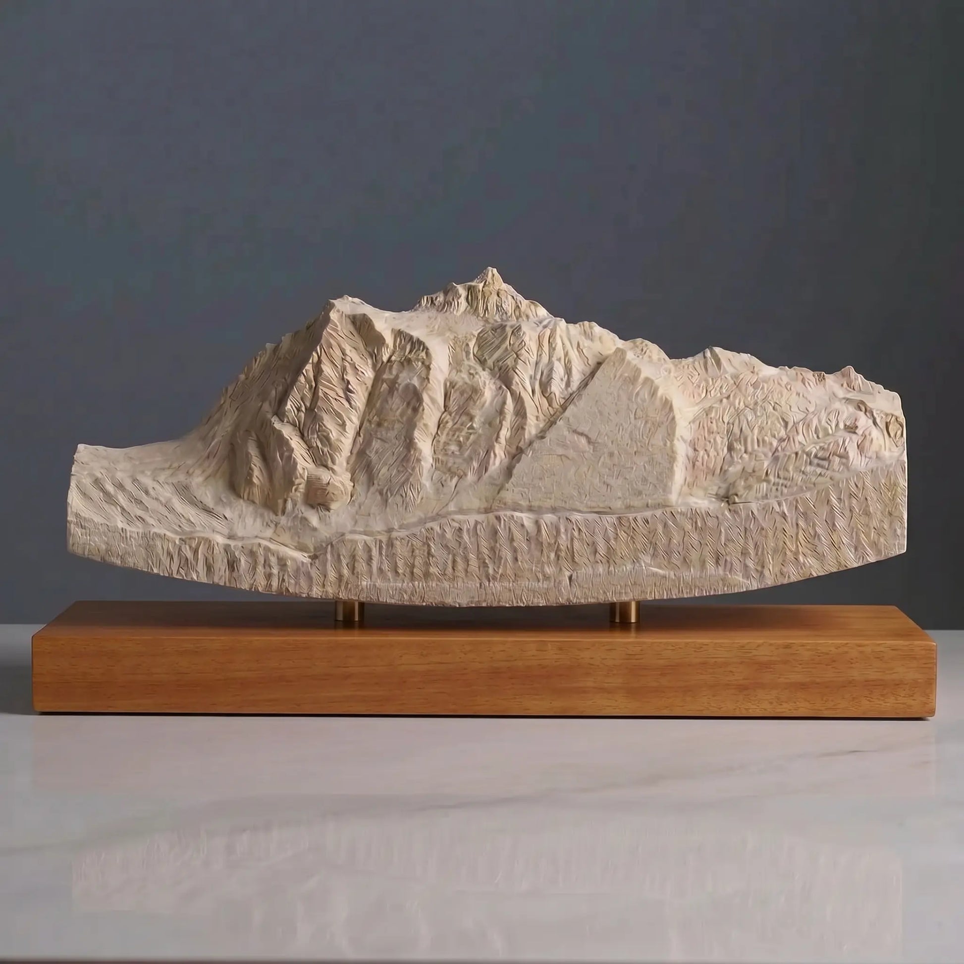 Mount Shuksan Sculpture (View from Picture Lake, Washington) Sculpted Peaks