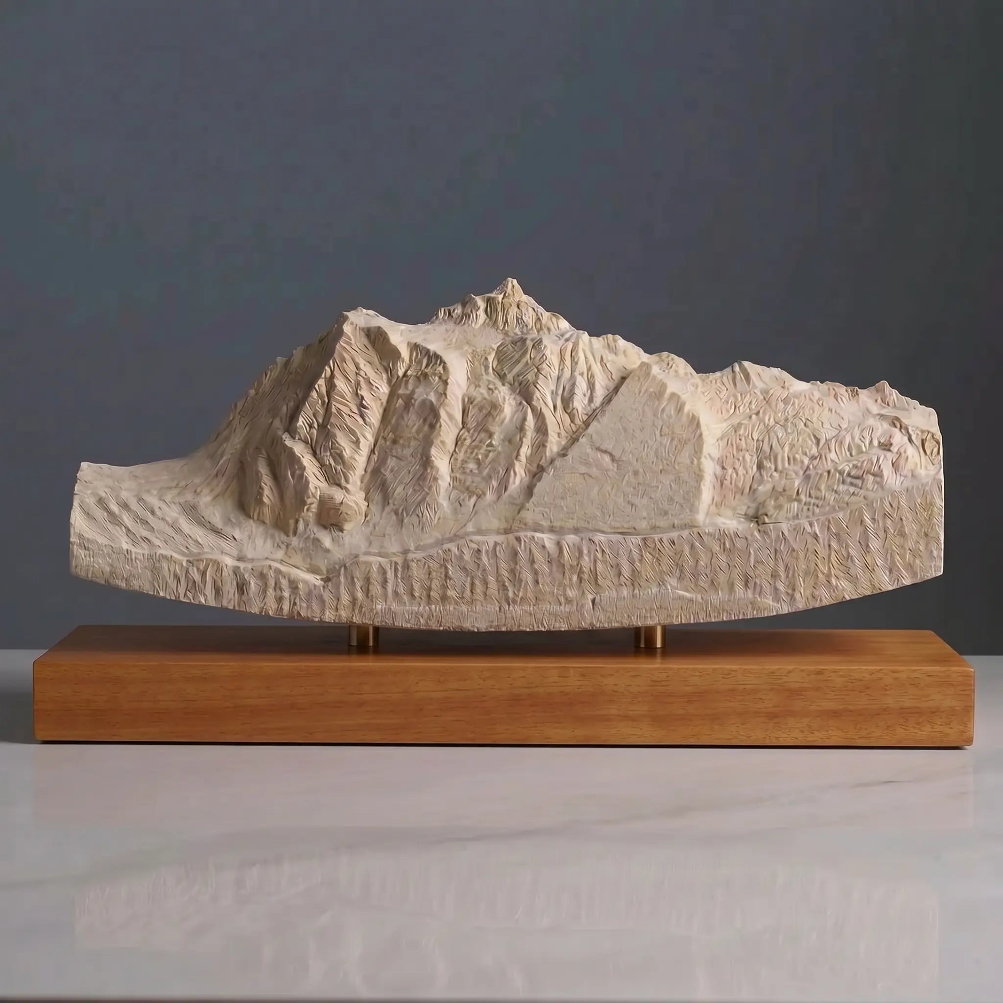 Mount Shuksan Sculpture (View from Picture Lake, Washington) Sculpted Peaks